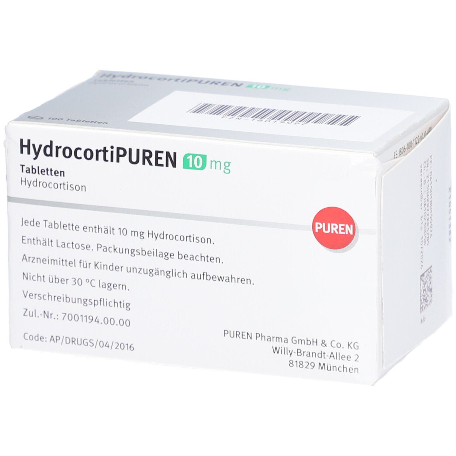 HYDROCORTIPUREN 10 mg Tabletten