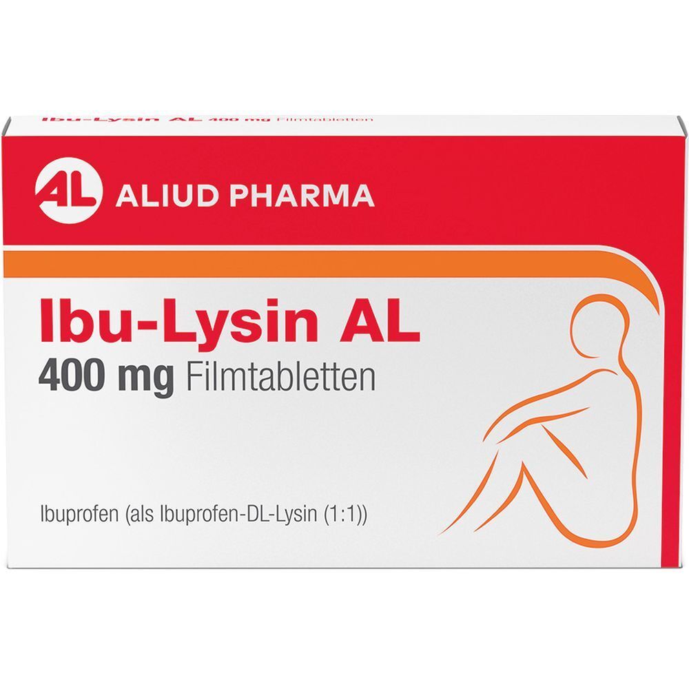 Ibu-Lysin AL 400 mg Filmtabletten bei akuten Schmerzen