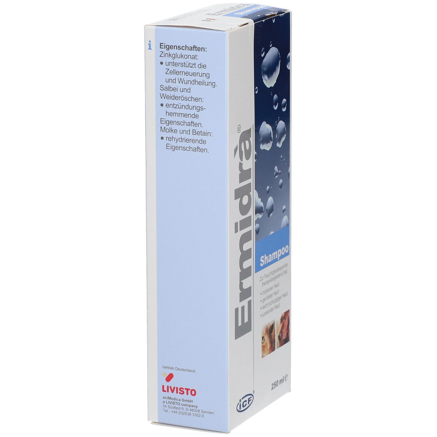 Ermidra Shampoo f.Hunde/Katzen 250 ml