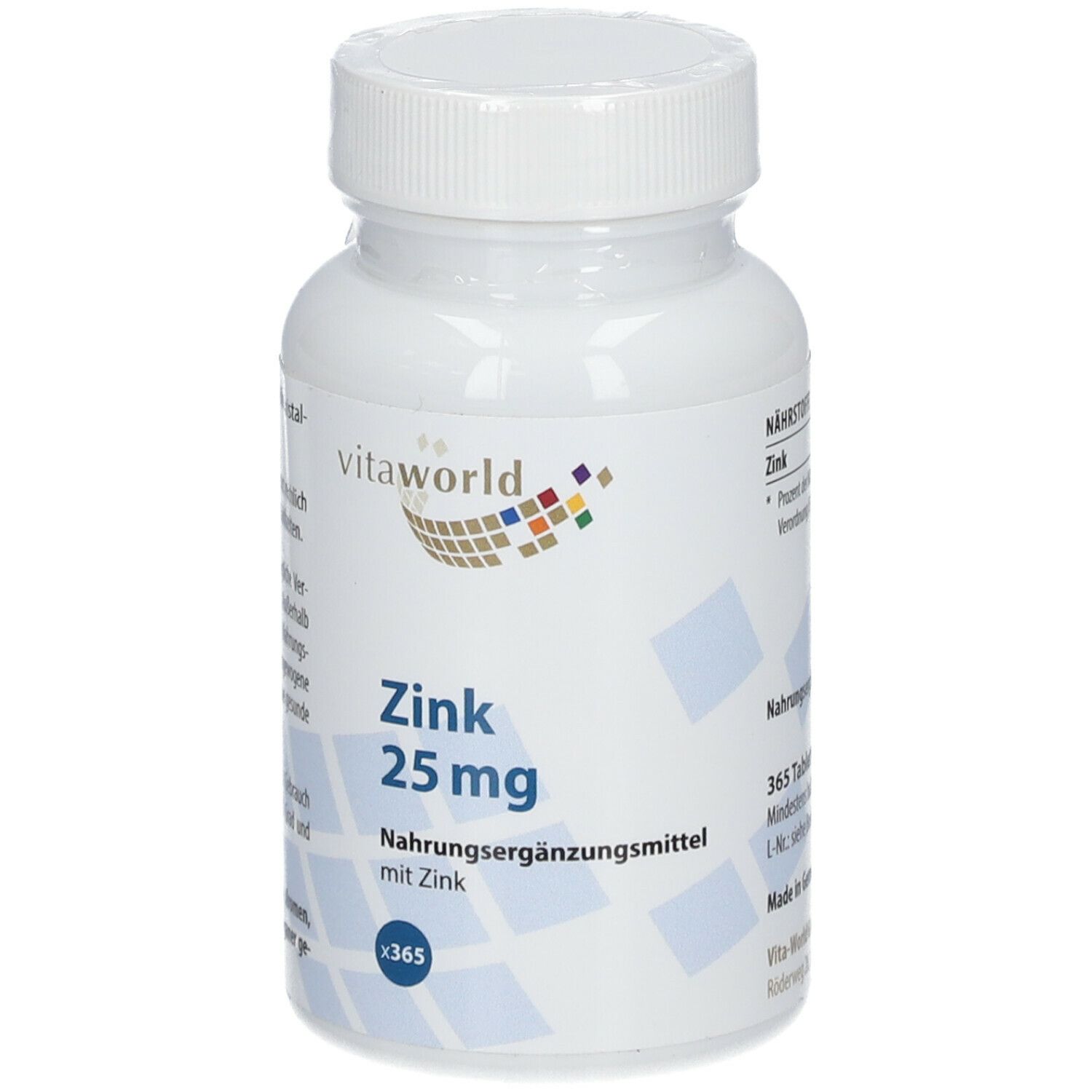 Zink 25 mg 365 St - Shop Apotheke
