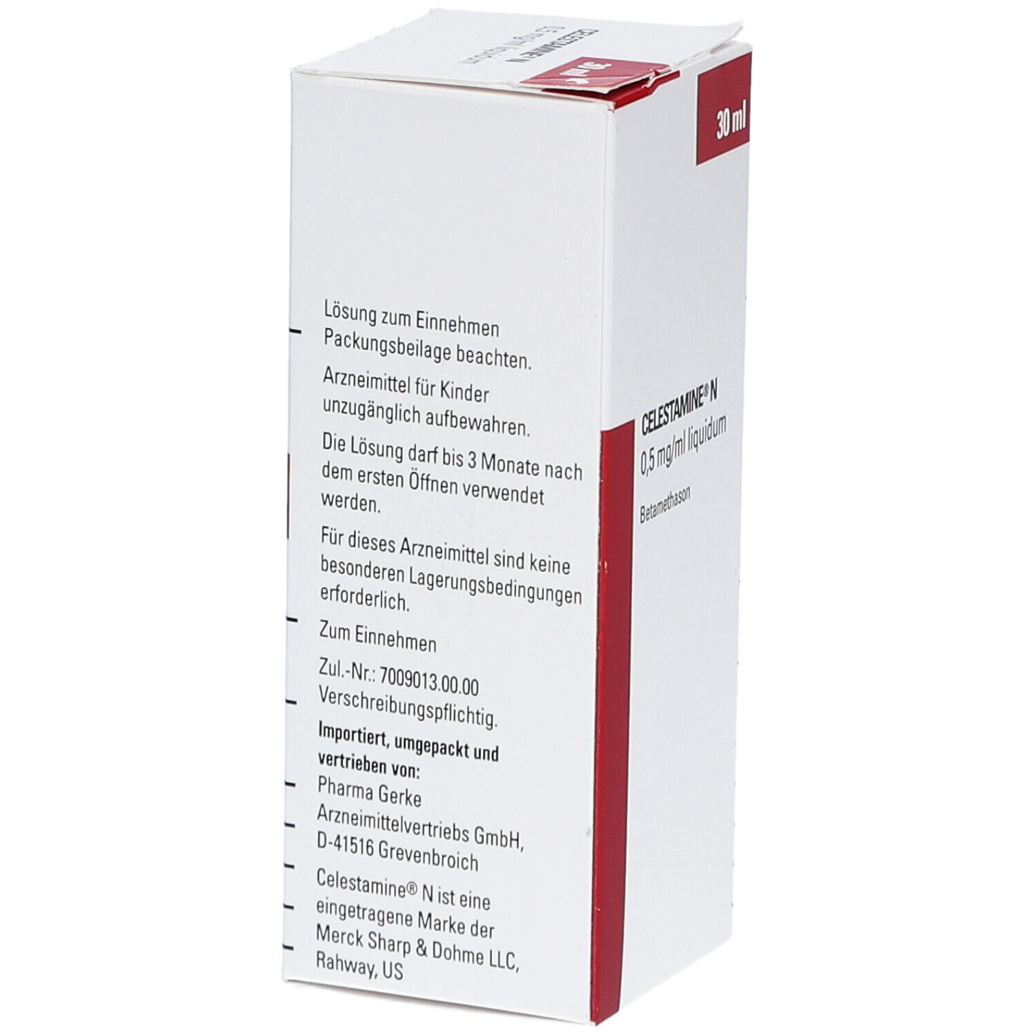 CELESTAMINE N 0,5 mg/ml liquidum