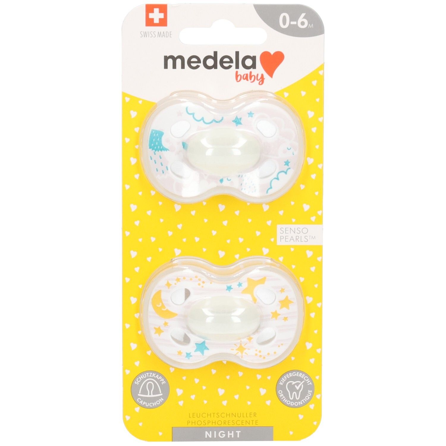 Medela baby Schnuller Night&Night Duo unisex 0-6M. 2 St