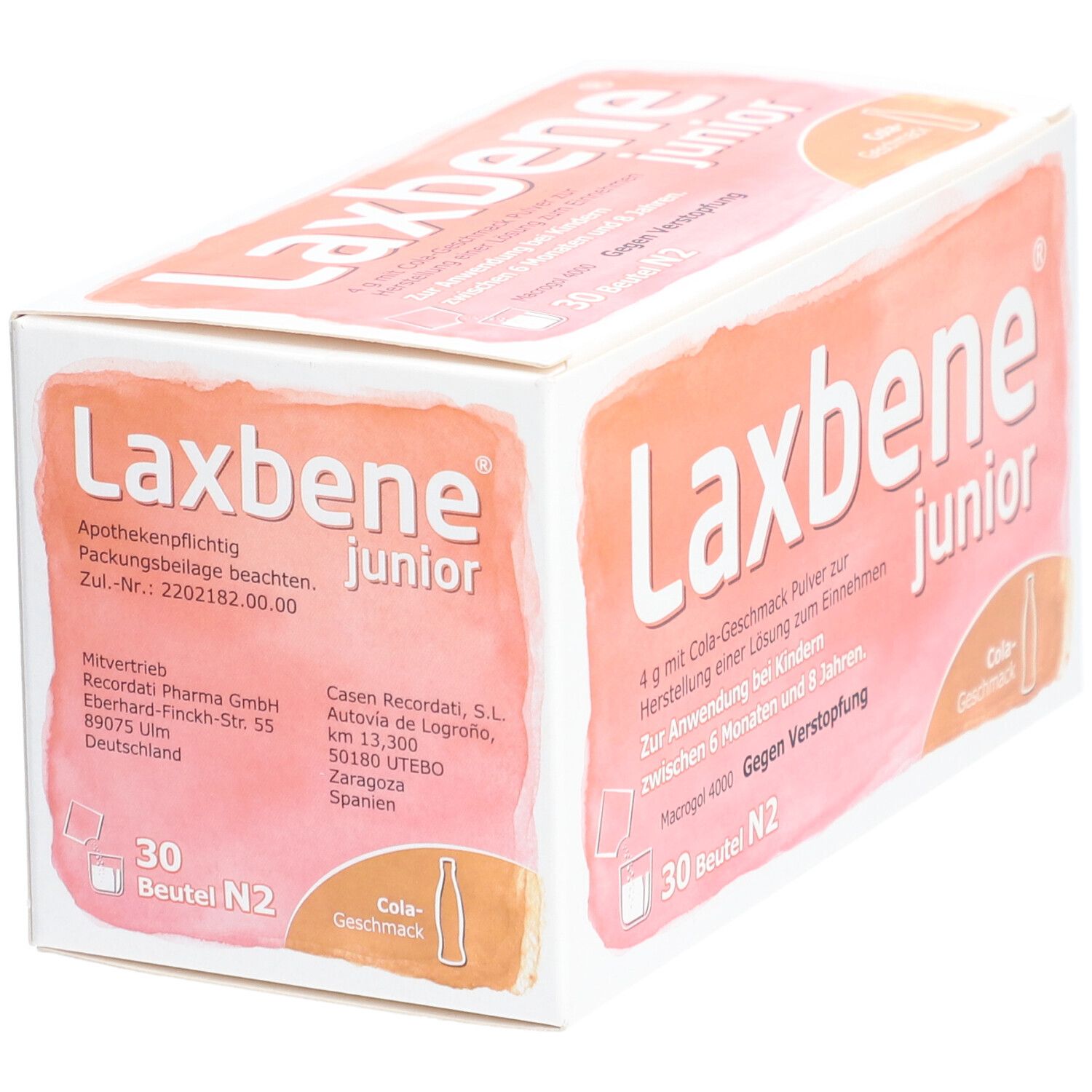 Laxbene junior 4 g mit Cola-Geschmack