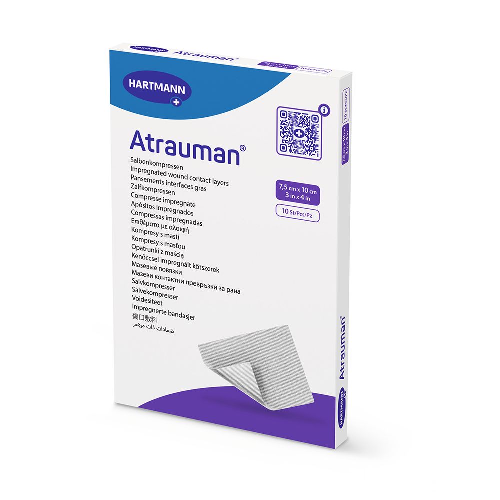 Atrauman 7,5x10 cm steril Kompressen 10 St