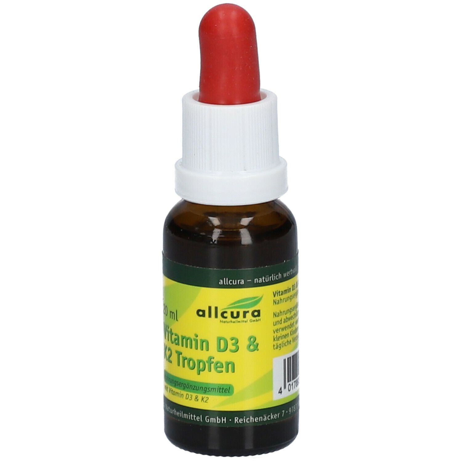 allcura Vitamin D3K2 Tropfen 20 ml Shop Apotheke