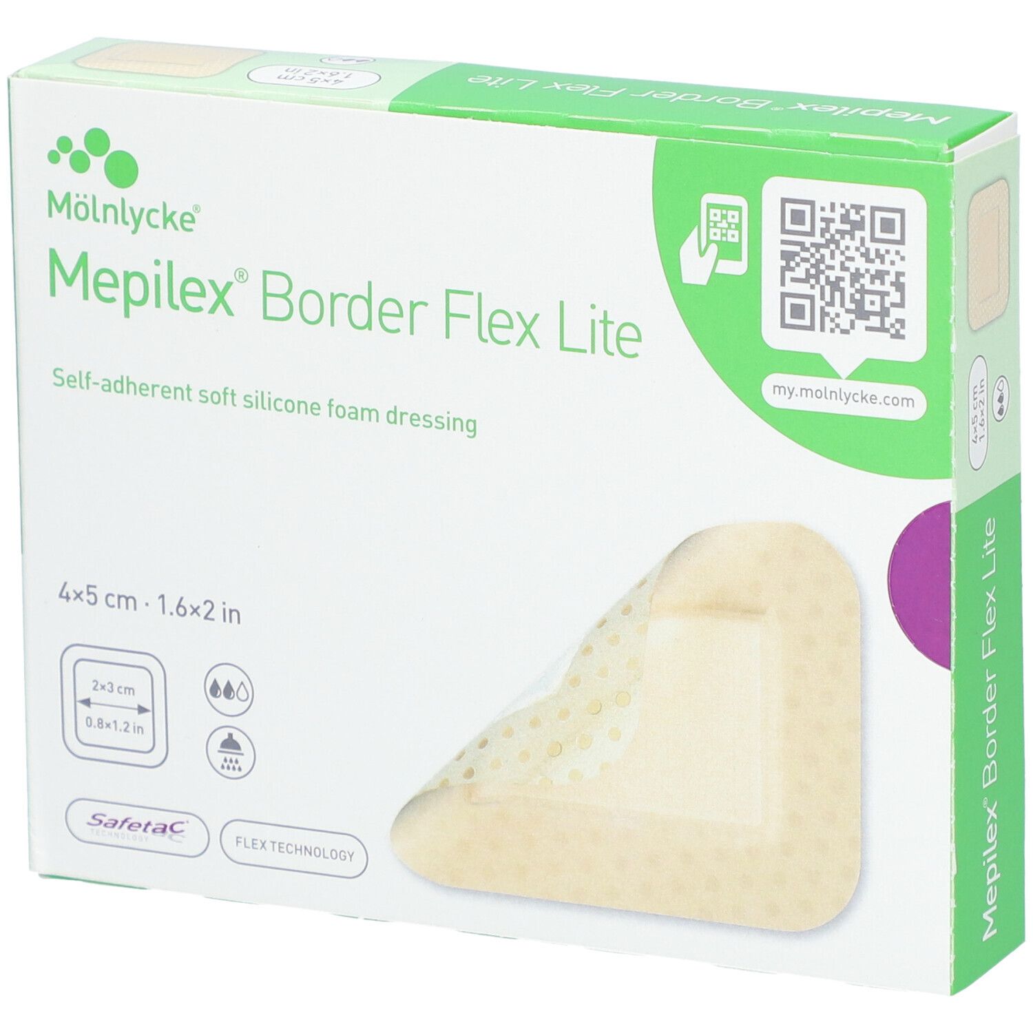 Mepilex Border Flex Lite Schaumverband 4x5 cm 10 St Verband