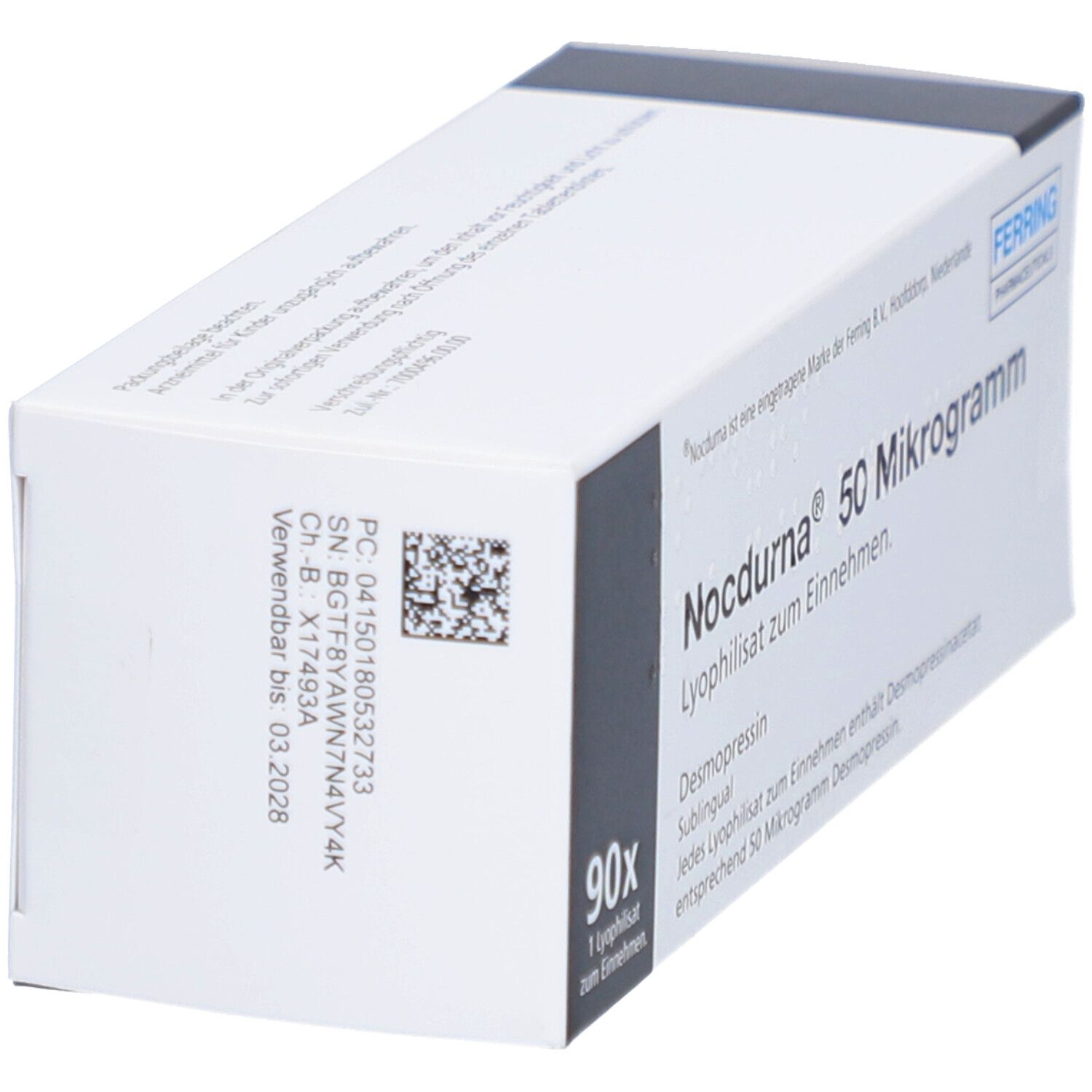 NOCDURNA 50 Mikrogramm Lyophilisat zum Einnehmen