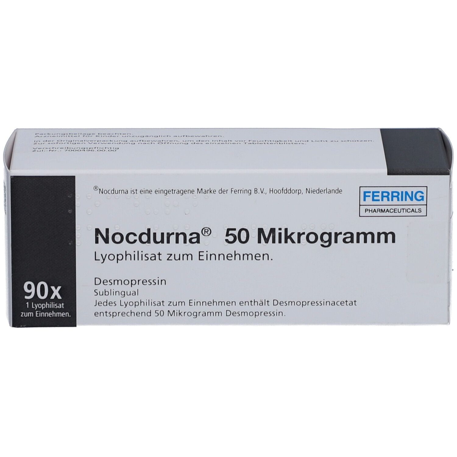 NOCDURNA 50 Mikrogramm Lyophilisat zum Einnehmen