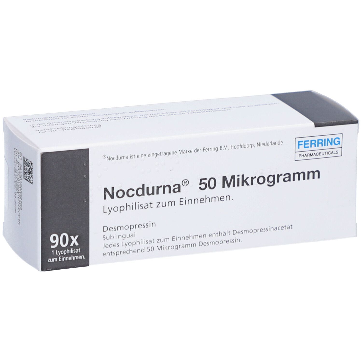 NOCDURNA 50 Mikrogramm Lyophilisat zum Einnehmen