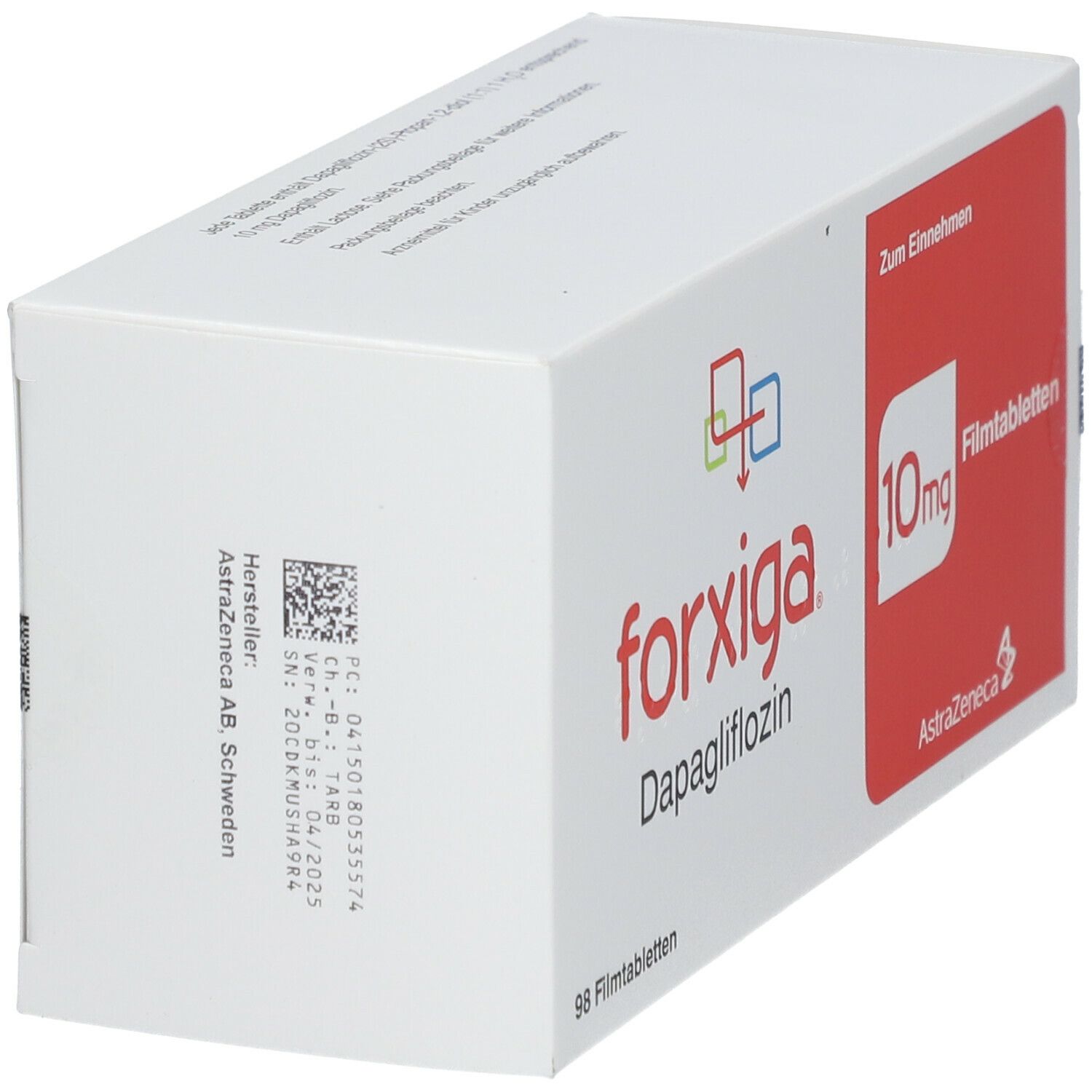 Forxiga 10 mg Filmtabletten 98 St