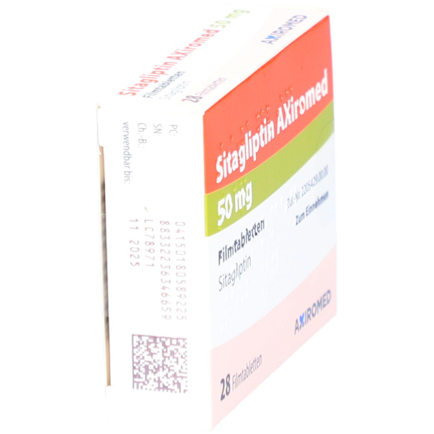 Sitagliptin AXiromed 25 mg Filmtabletten 28 St