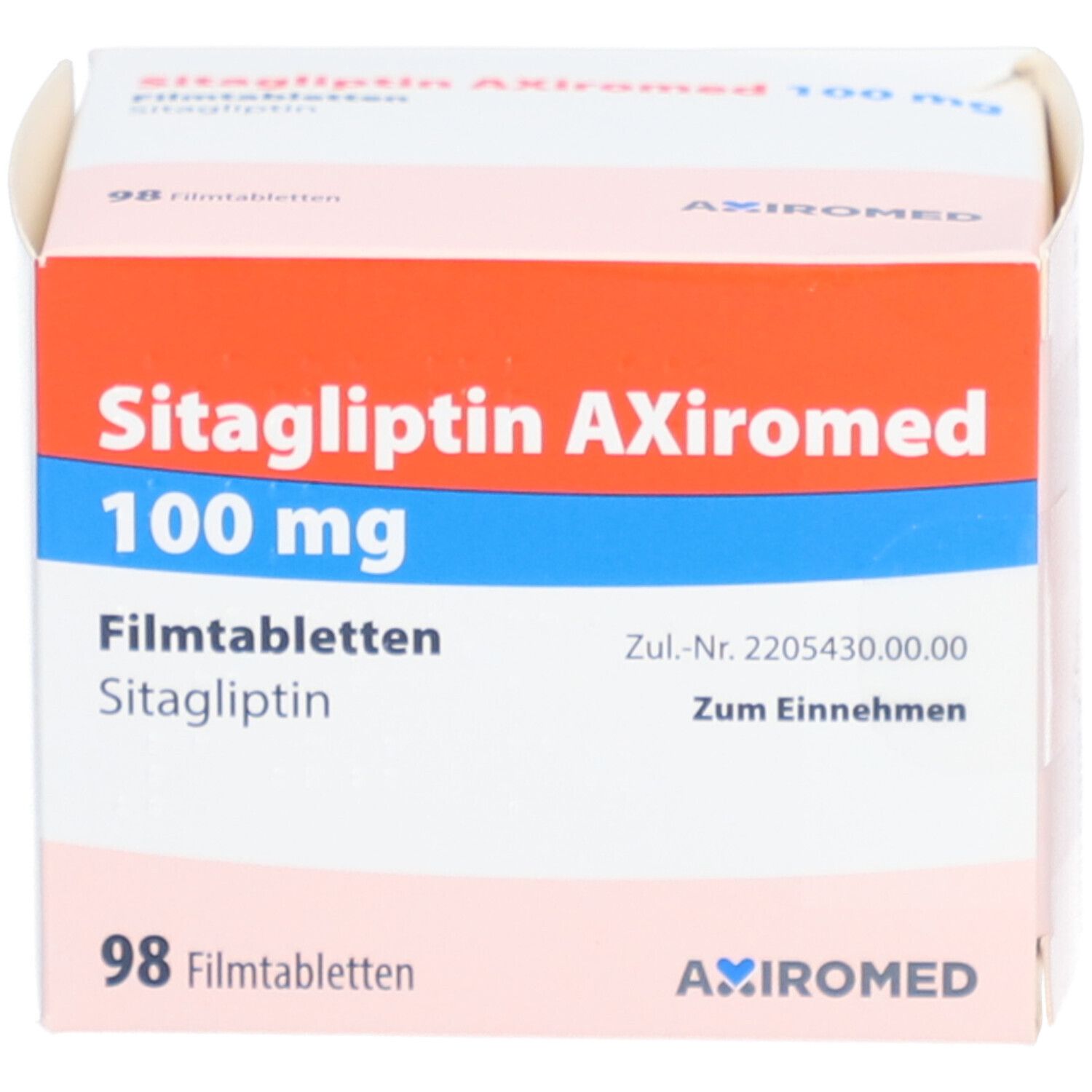 Sitagliptin AXiromed 25 mg Filmtabletten 98 St