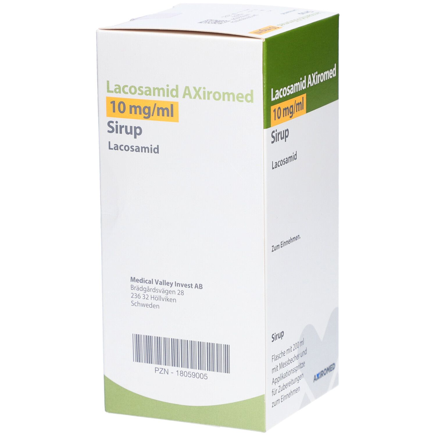 Lacosamid AXiromed 10 mg/ml Sirup 200 ml