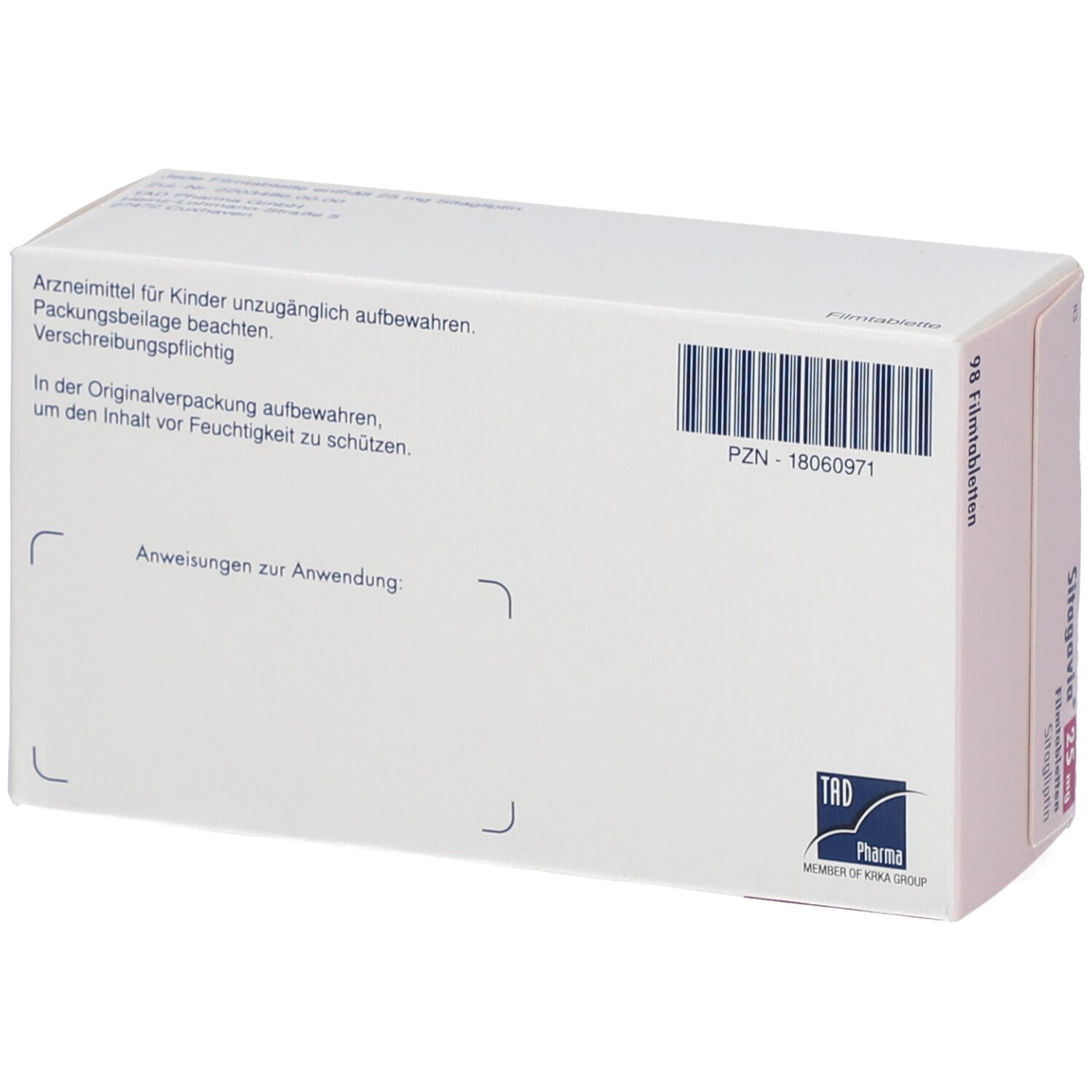 SITAGAVIA 25 mg Filmtabletten
