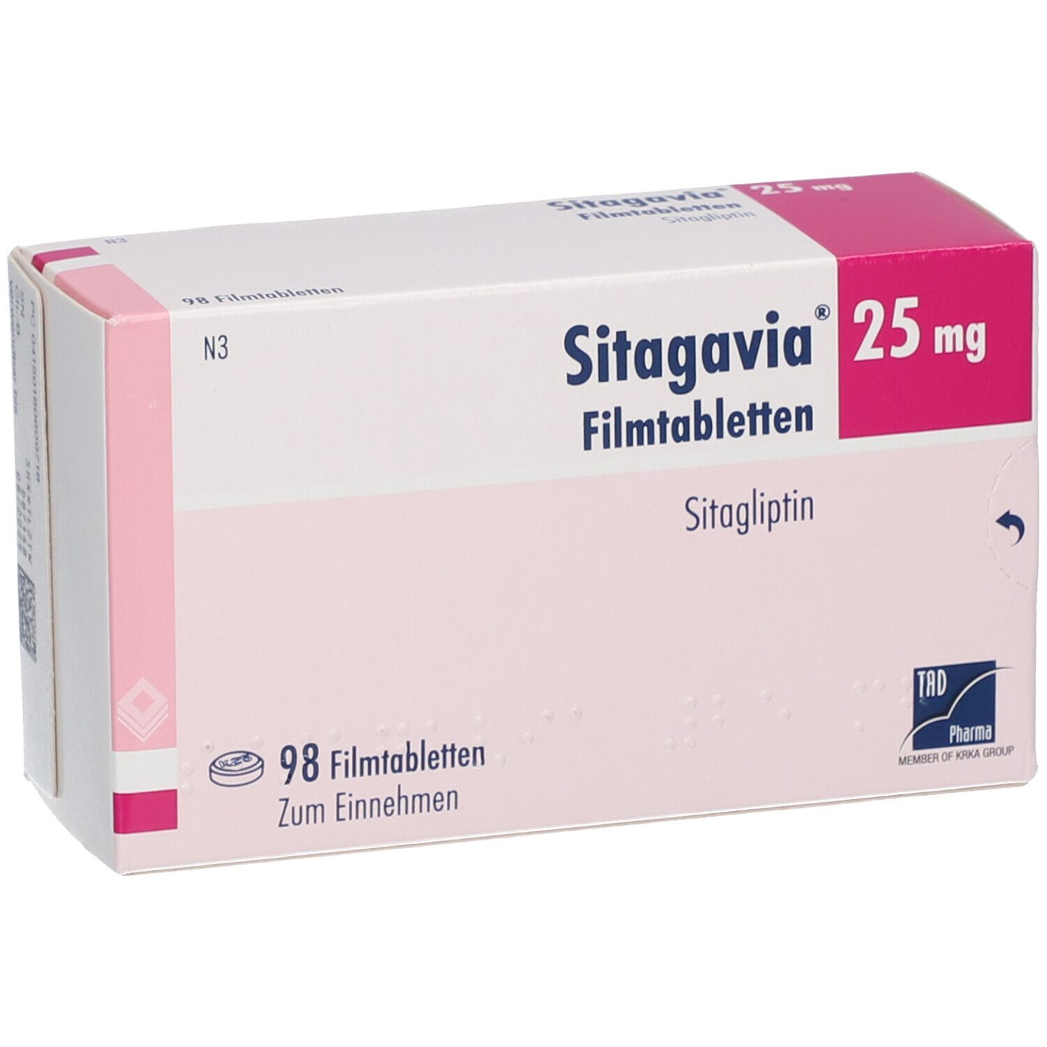 SITAGAVIA 25 mg Filmtabletten