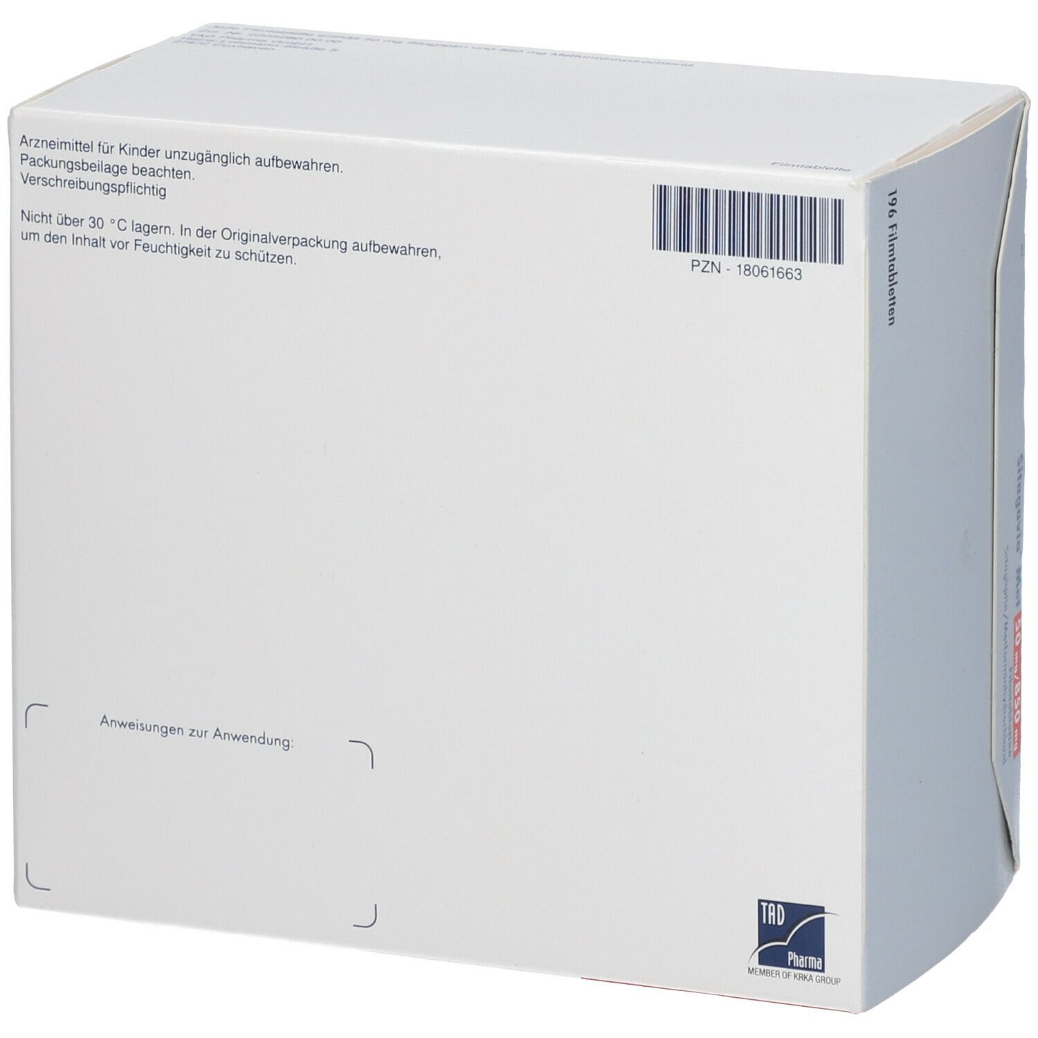 SITAGAVIA Met 50 mg/850 mg Filmtabletten
