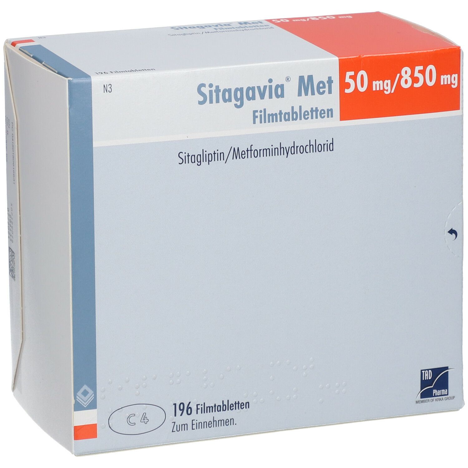 SITAGAVIA Met 50 mg/850 mg Filmtabletten