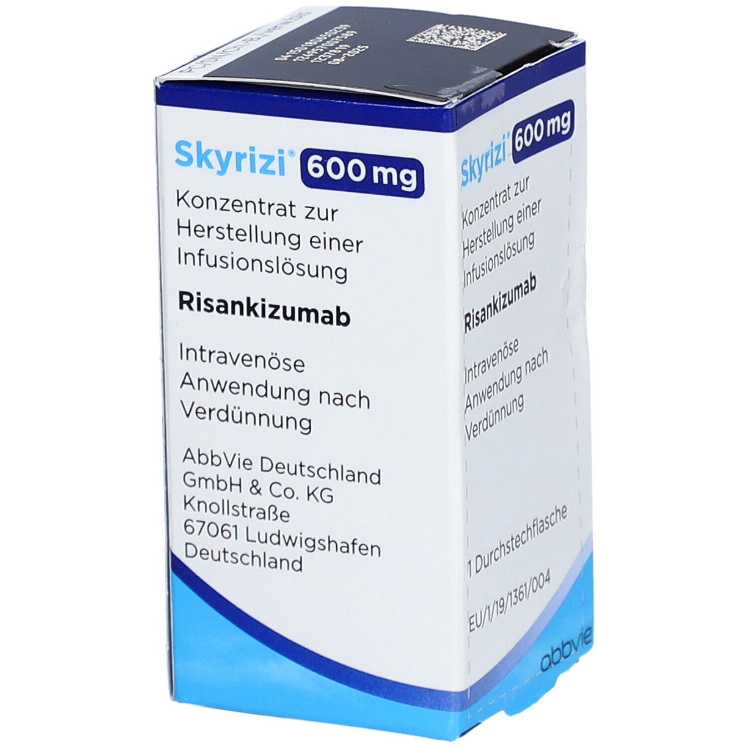 Skyrizi 600 mg Konz.z.Her.e.Infusionslösung Dsfl. 1 St Infusionslösungskonzentrat