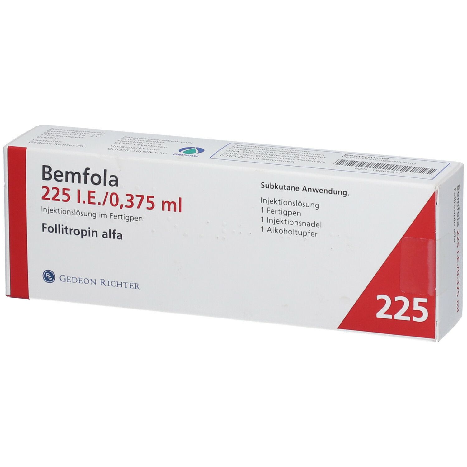 BEMFOLA 225 I.E./0,375 ml Inj.-Lsg.i.e.Fertigpen