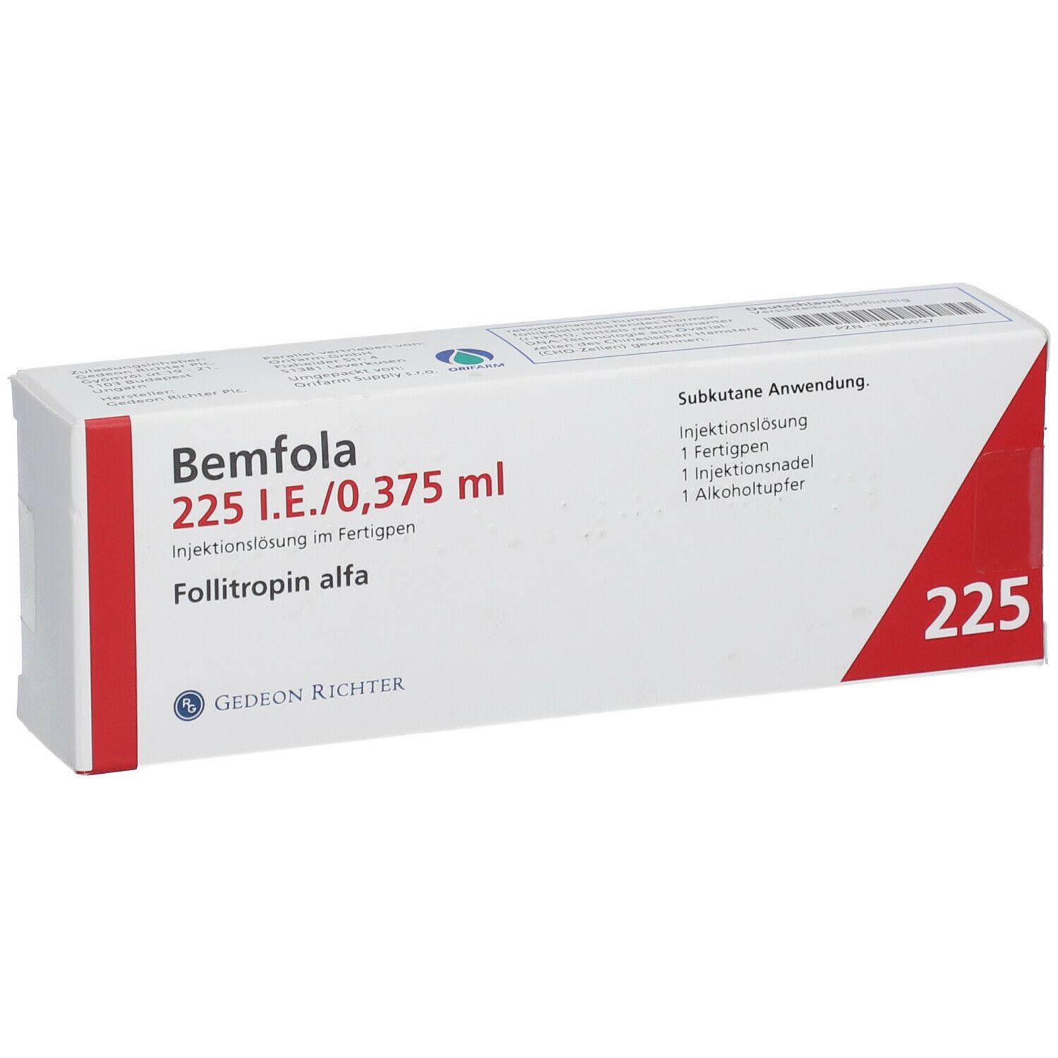 BEMFOLA 225 I.E./0,375 ml Inj.-Lsg.i.e.Fertigpen