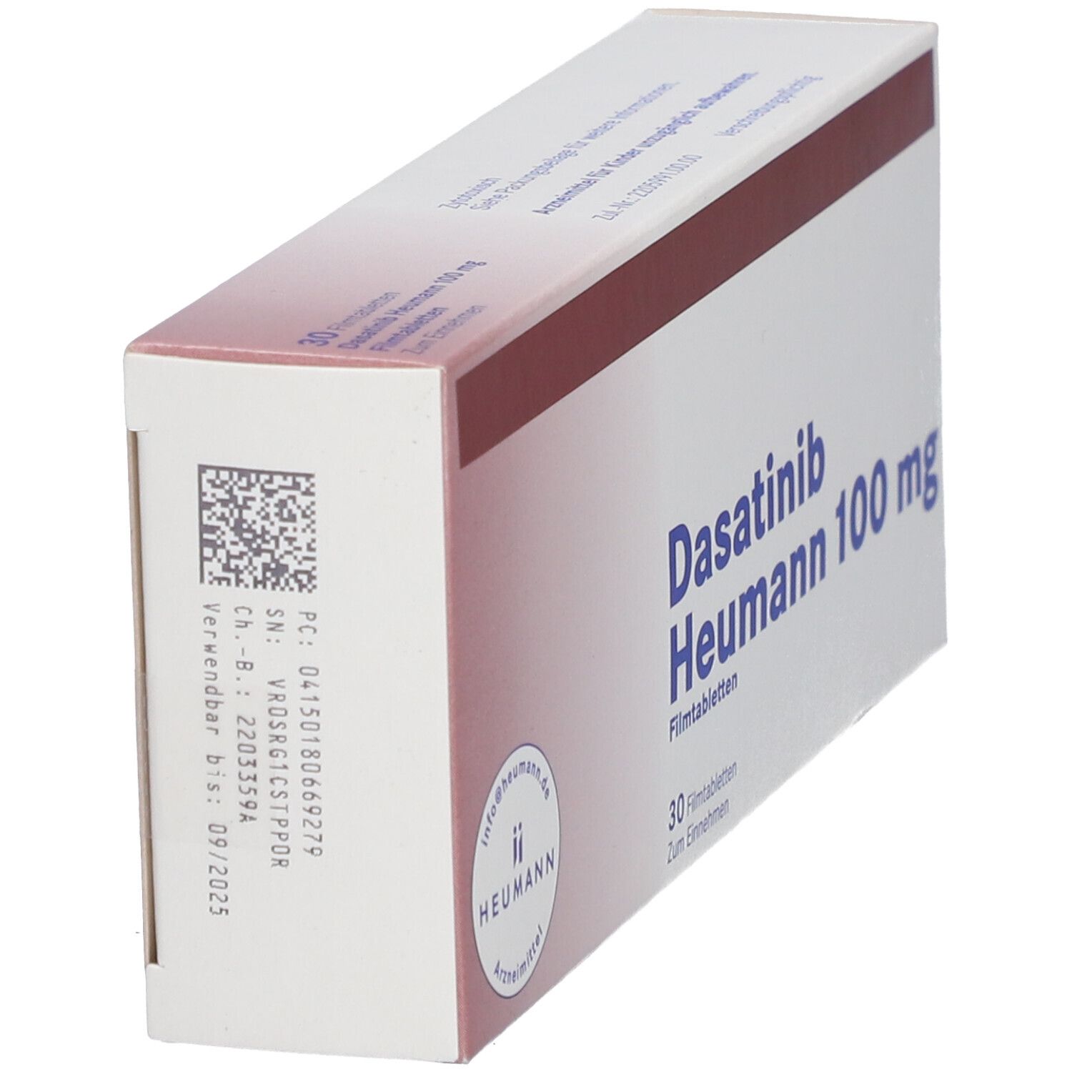 Dasatinib Heumann 100 mg Filmtabletten 30 St