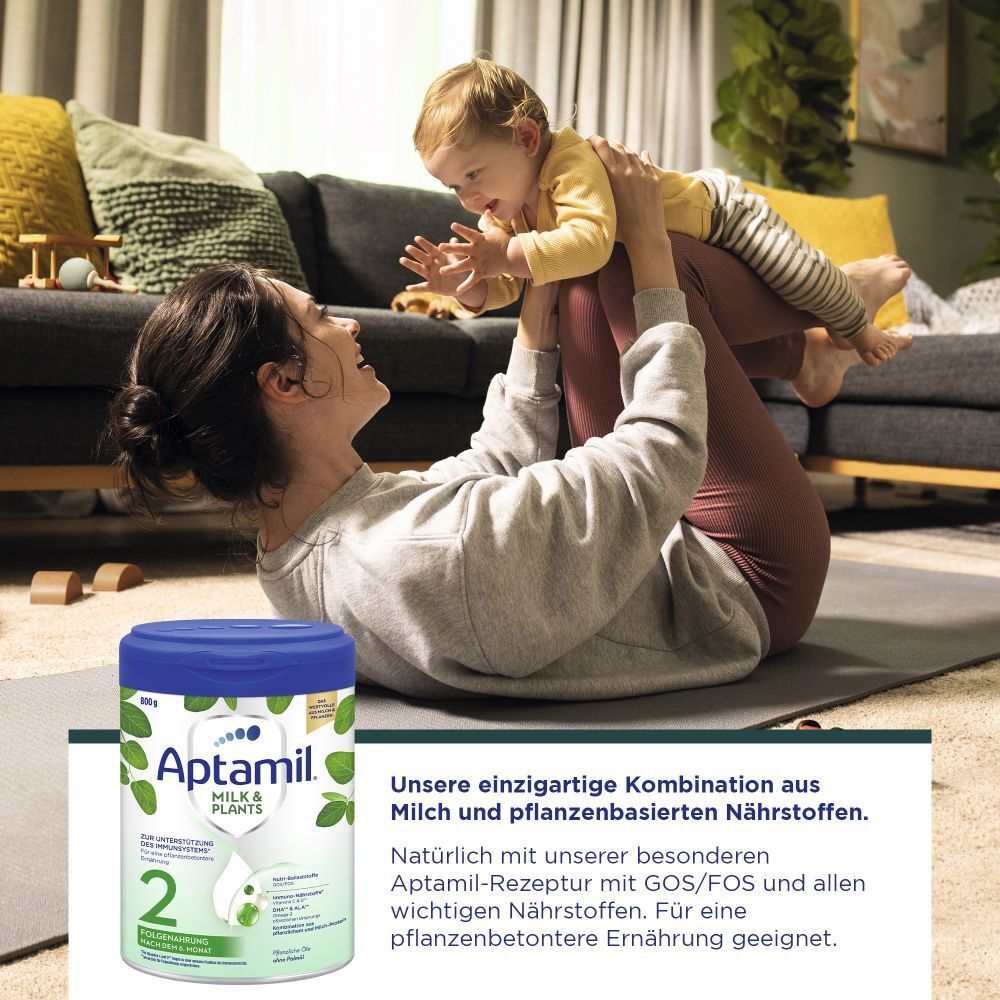Aptamil Milk & Plants 2 Folgemilch ab dem 6. Monat