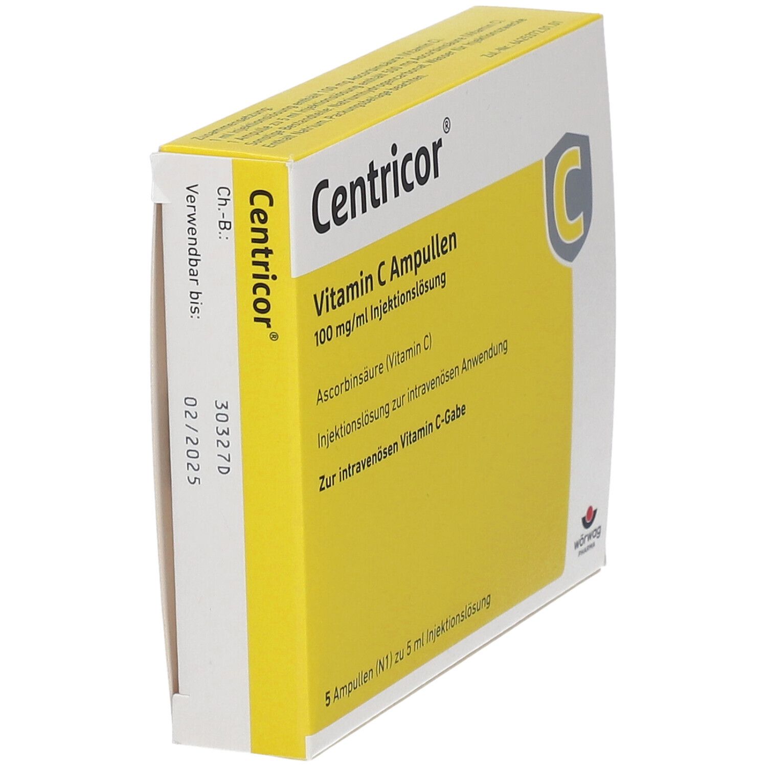 Centricor Vitamin C Ampullen 100 mg/ml Inj.-Lsg. 5x5 ml Injektionslösung