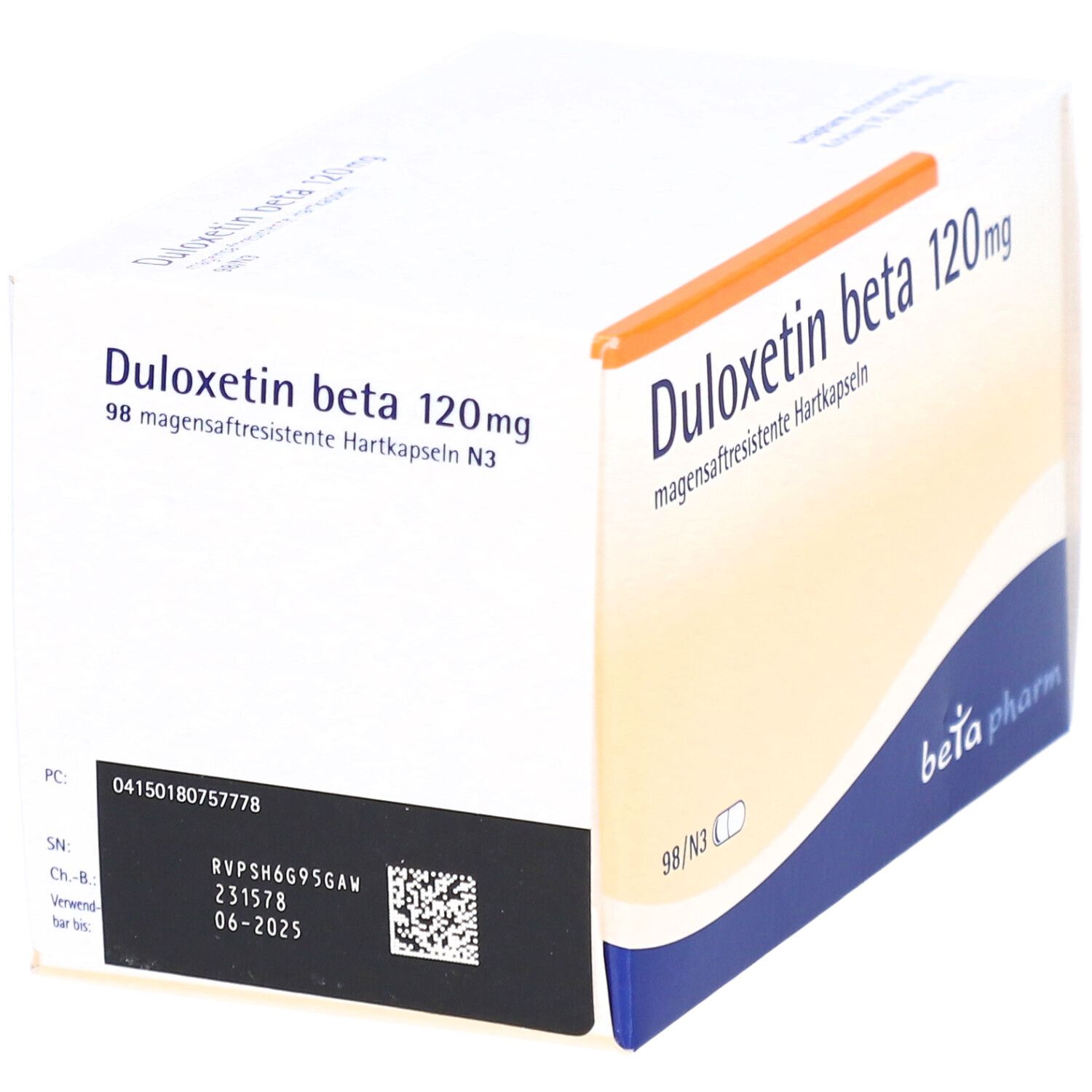 Duloxetin AL 120 mg magensaftresistente Hartkaps. 98 St Magensaftresistente Hartkapseln