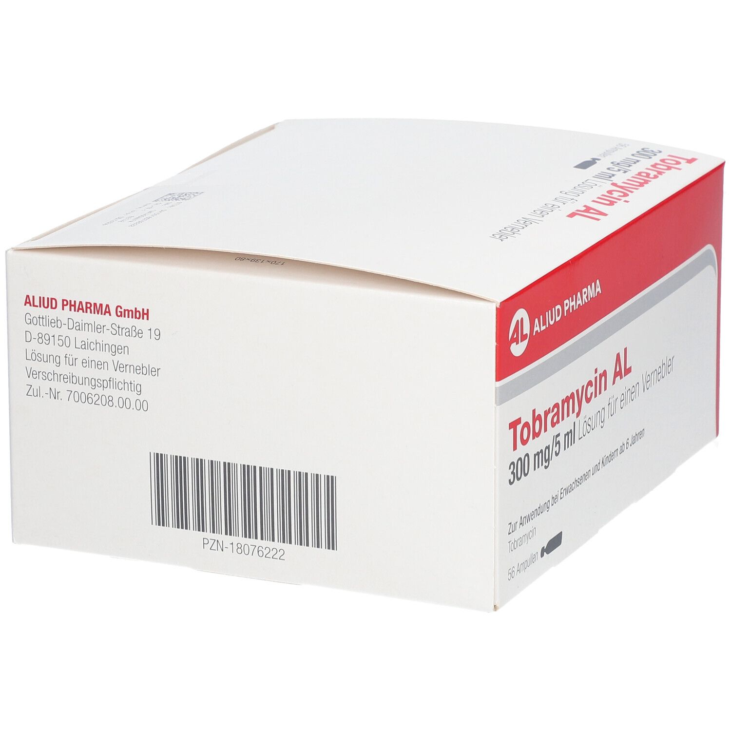TOBRAMYCIN AL 300 mg/5 ml Lösung f.e.Vernebler