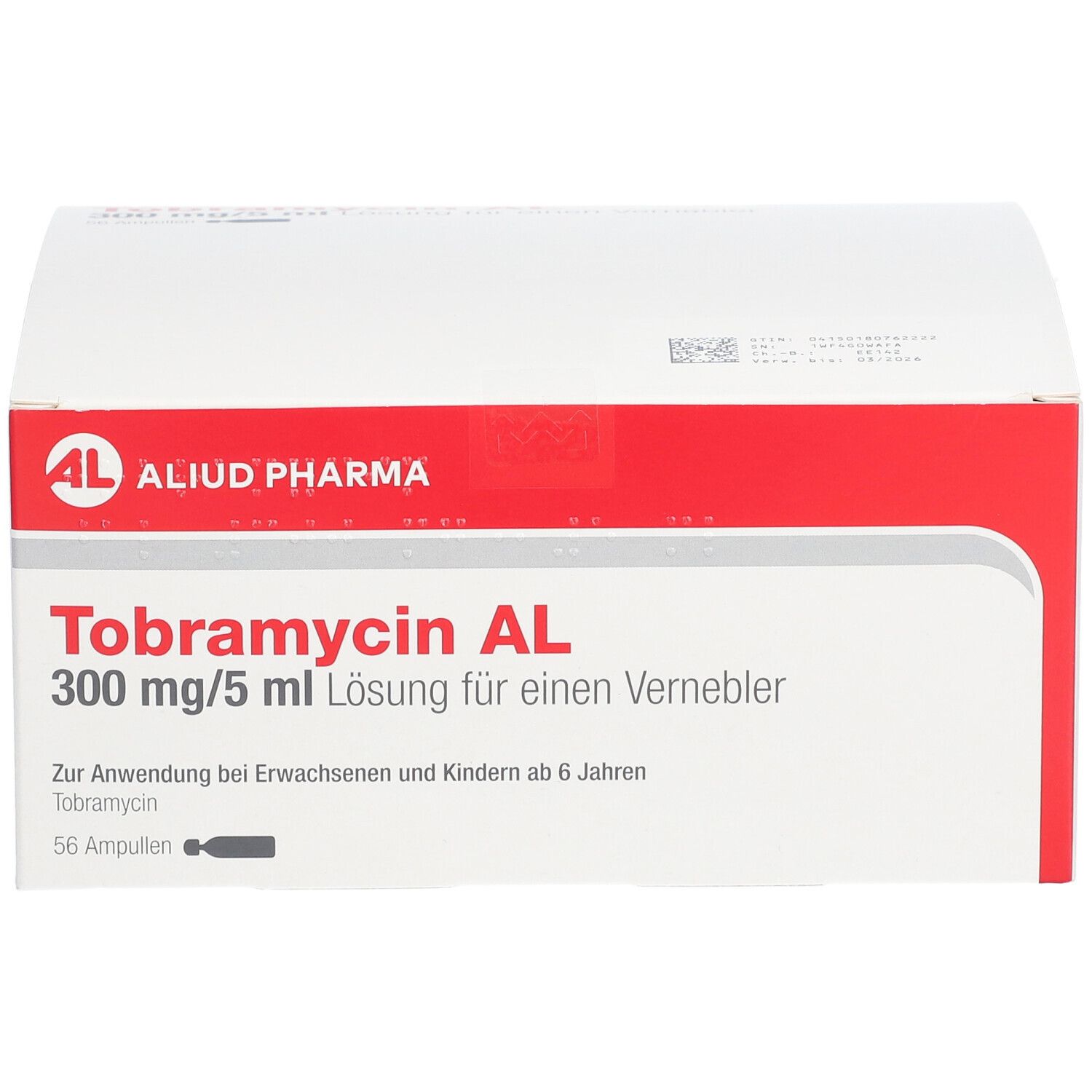 TOBRAMYCIN AL 300 mg/5 ml Lösung f.e.Vernebler