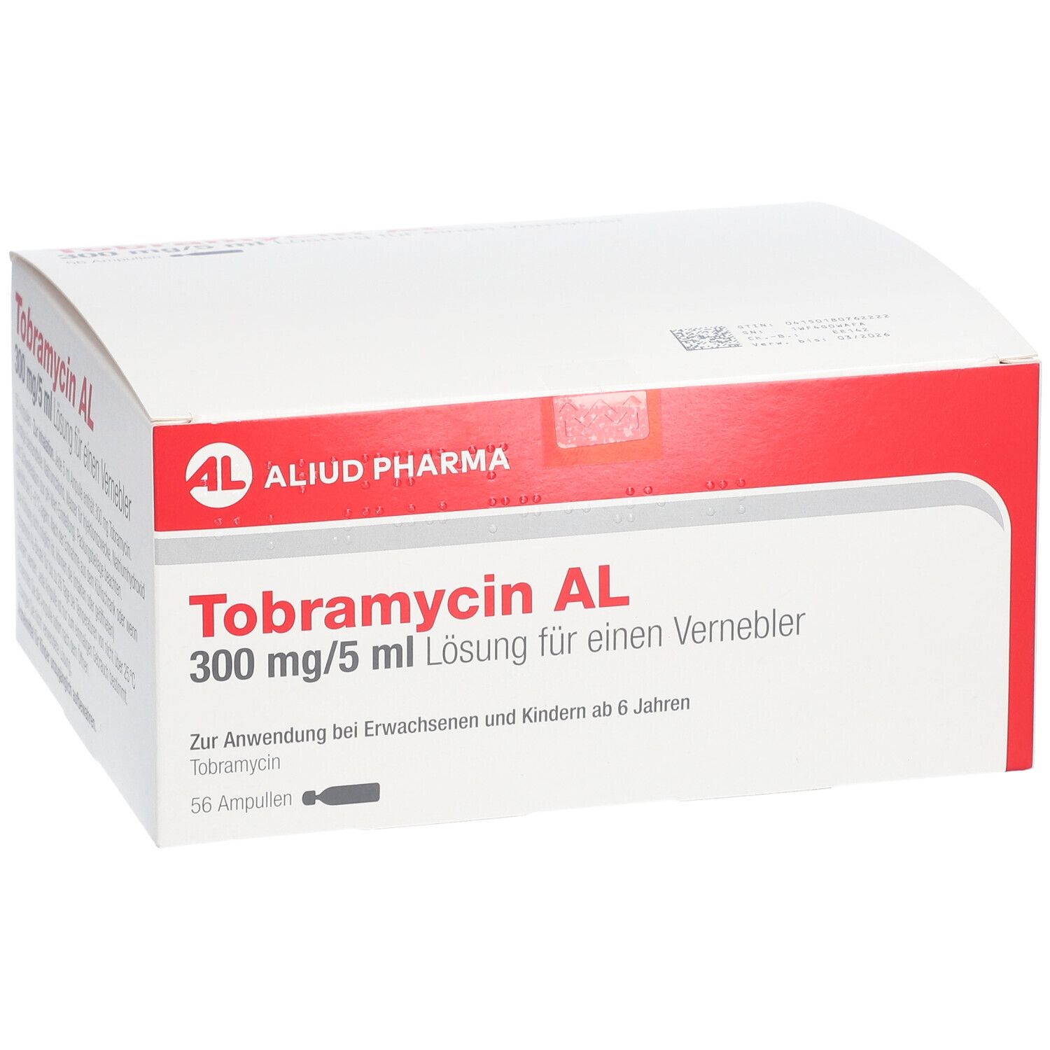 TOBRAMYCIN AL 300 mg/5 ml Lösung f.e.Vernebler