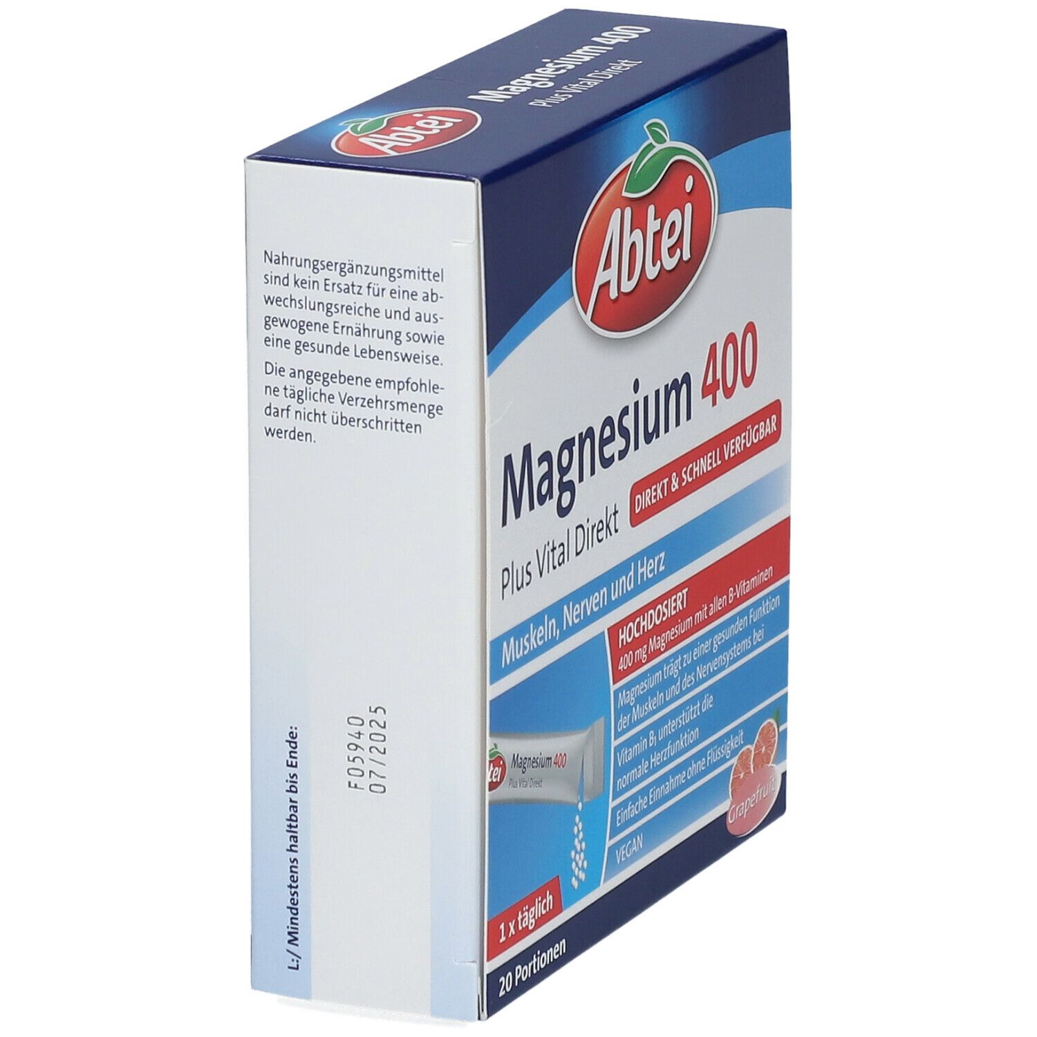 Abtei Magnesium 400 Plus Vital Direkt