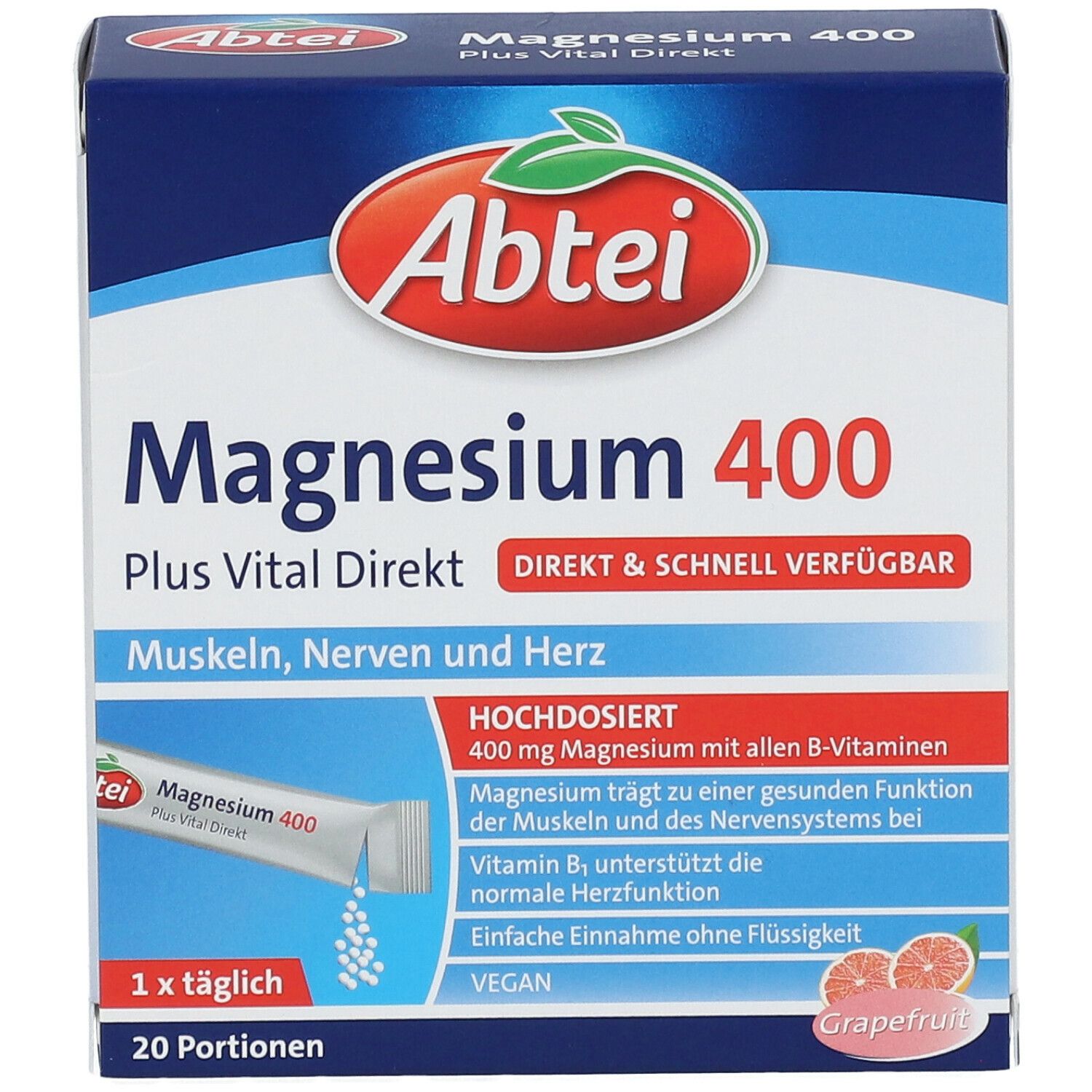 Abtei Magnesium 400 Plus Vital Direkt