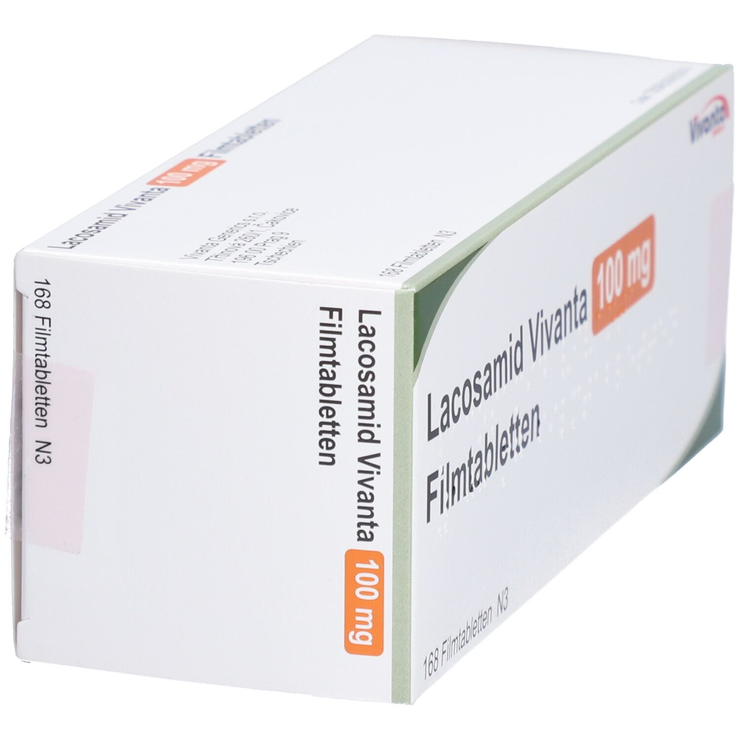 Lacosamid Vivanta 100 mg Filmtabletten 168 St