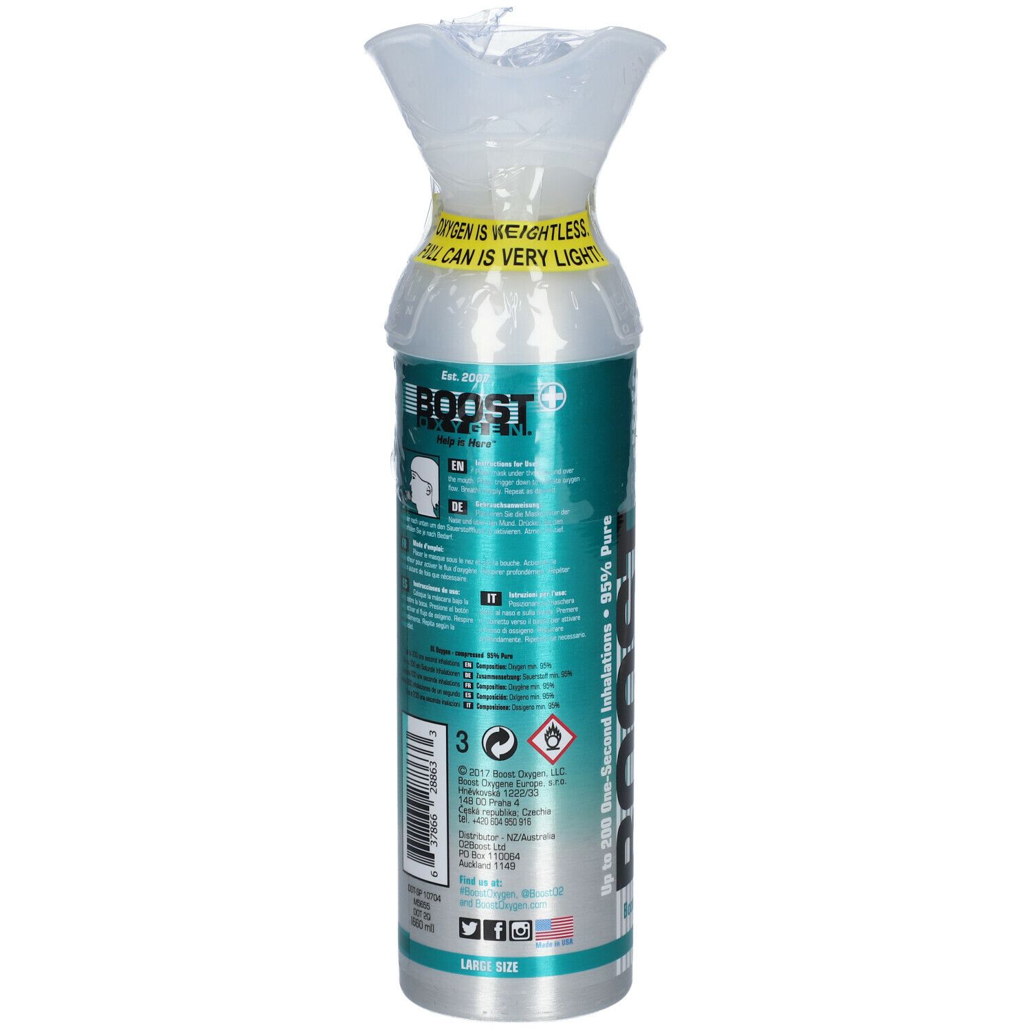 BOOST OXYGEN® Menthol-Eucalyptus