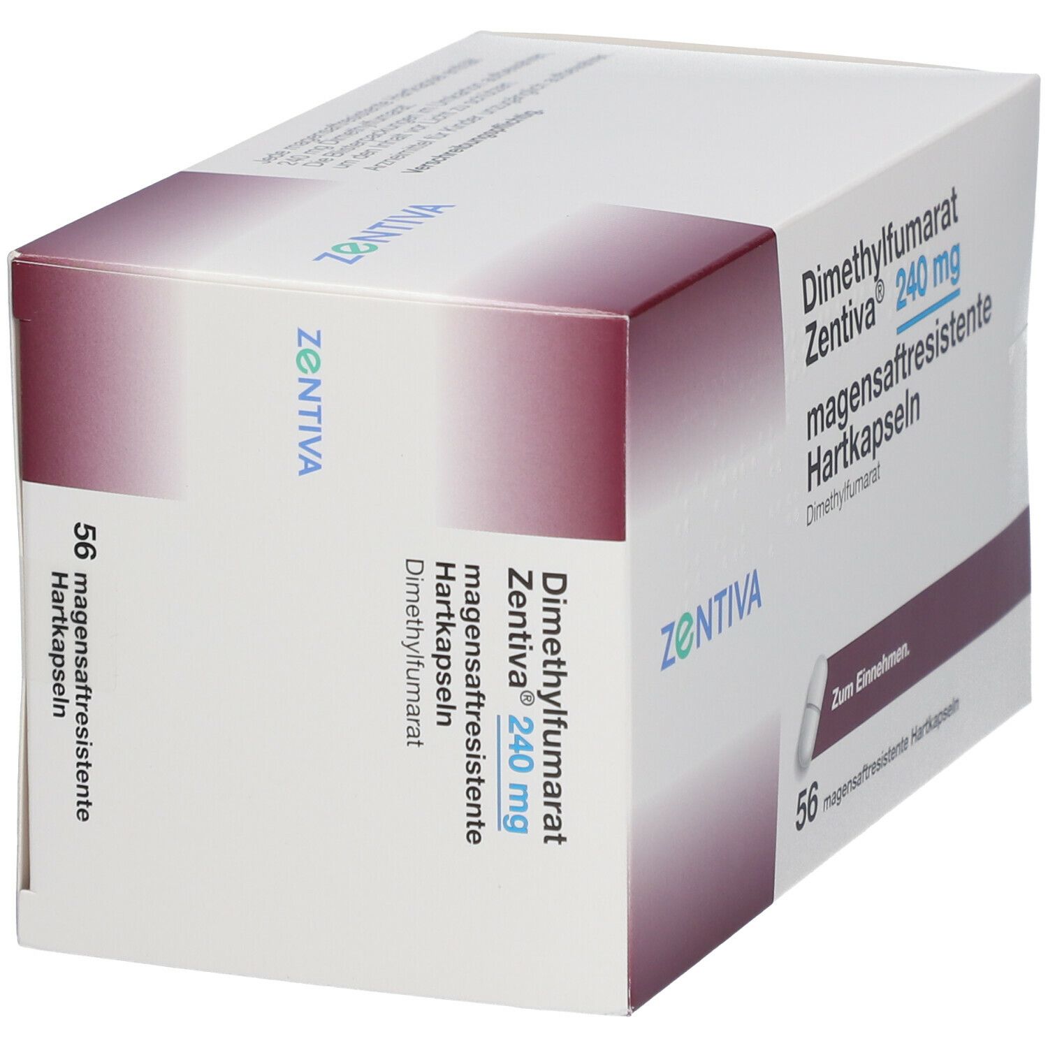 DIMETHYLFUMARAT Zentiva 240 mg magensaftr.Hartk.