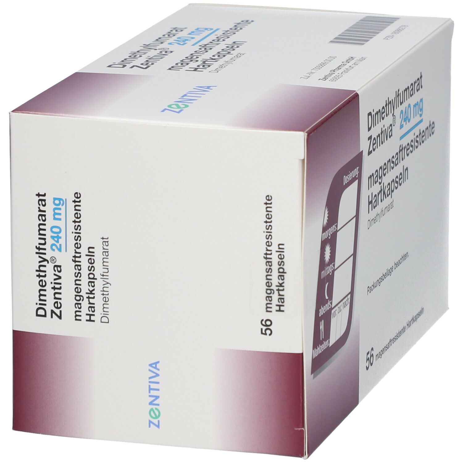 DIMETHYLFUMARAT Zentiva 240 mg magensaftr.Hartk.