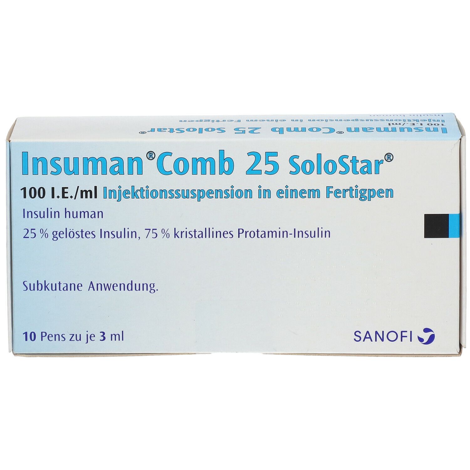 INSUMAN Comb 25 100 I.E./ml SoloStar Fertigpen