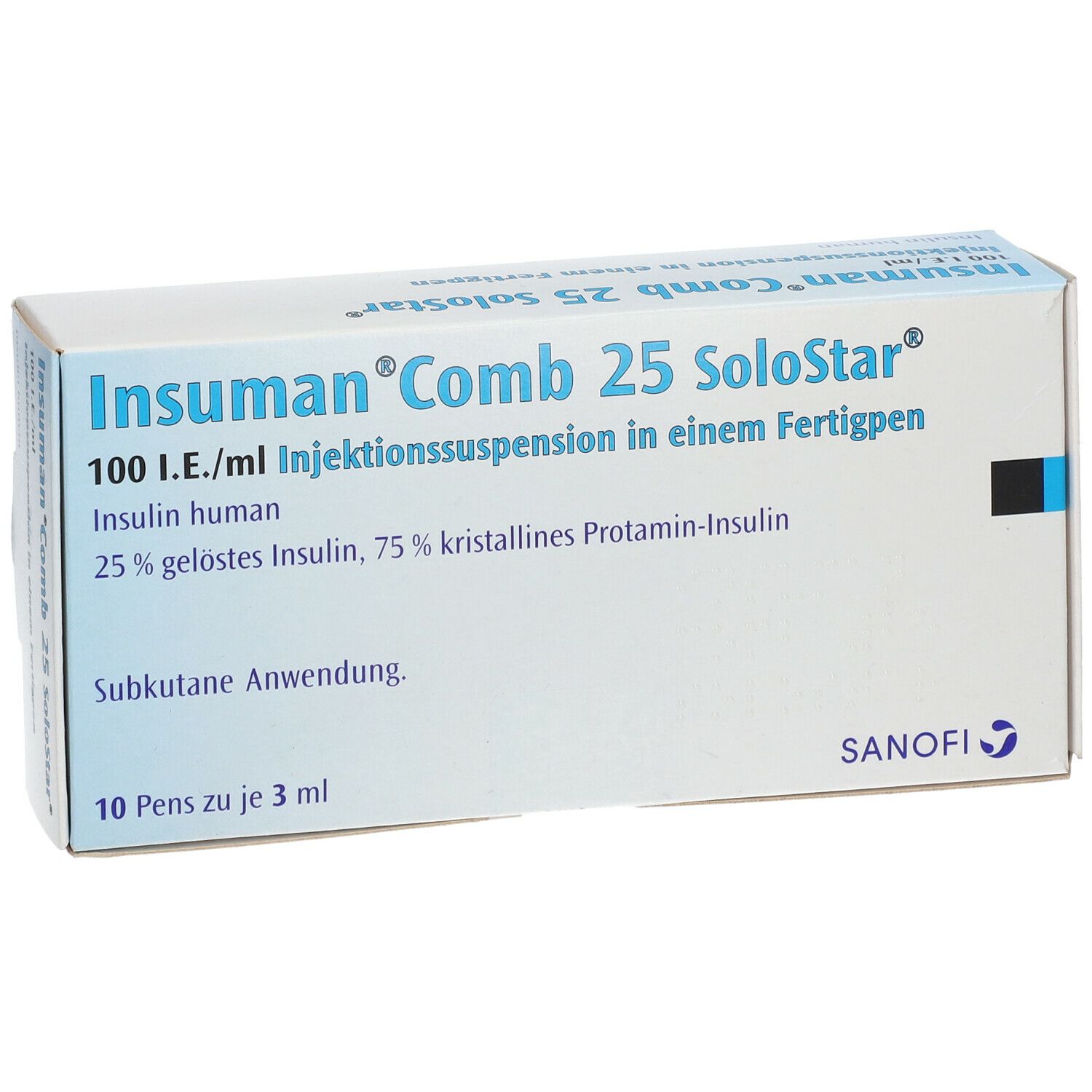 INSUMAN Comb 25 100 I.E./ml SoloStar Fertigpen