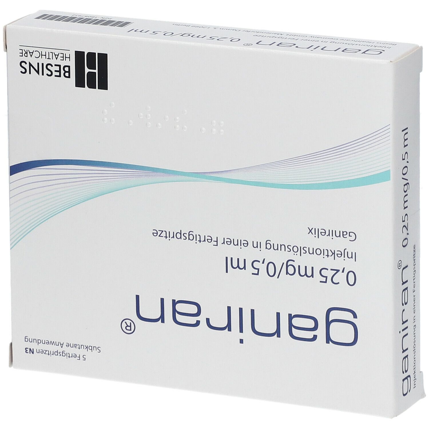 GANIRAN 0,25 mg/0,5 ml Inj.-Lsg.i.e.Fertigspr.