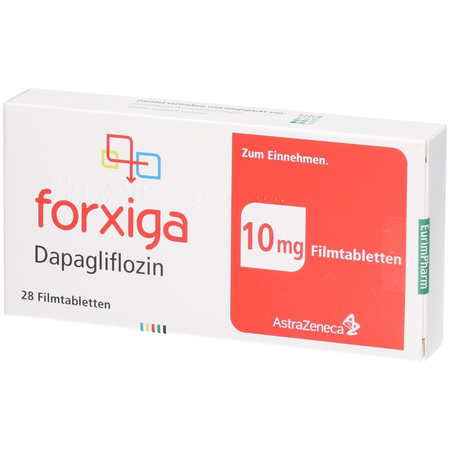 Forxiga 10mg Filmtabletten, Dapagliflozin, 28 Tabletten