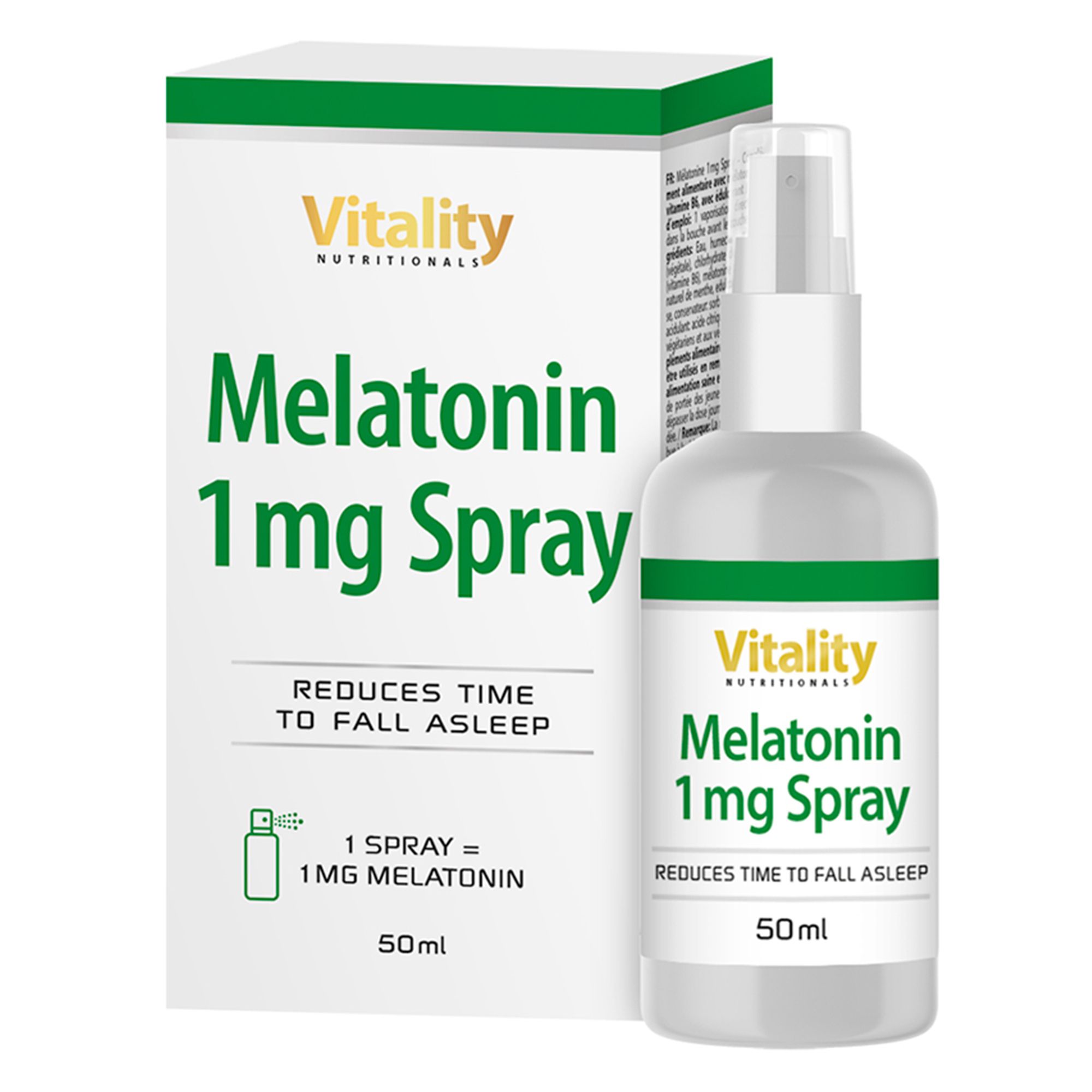 Vitality Melatonin Mg Spray Ml Shop Apotheke At