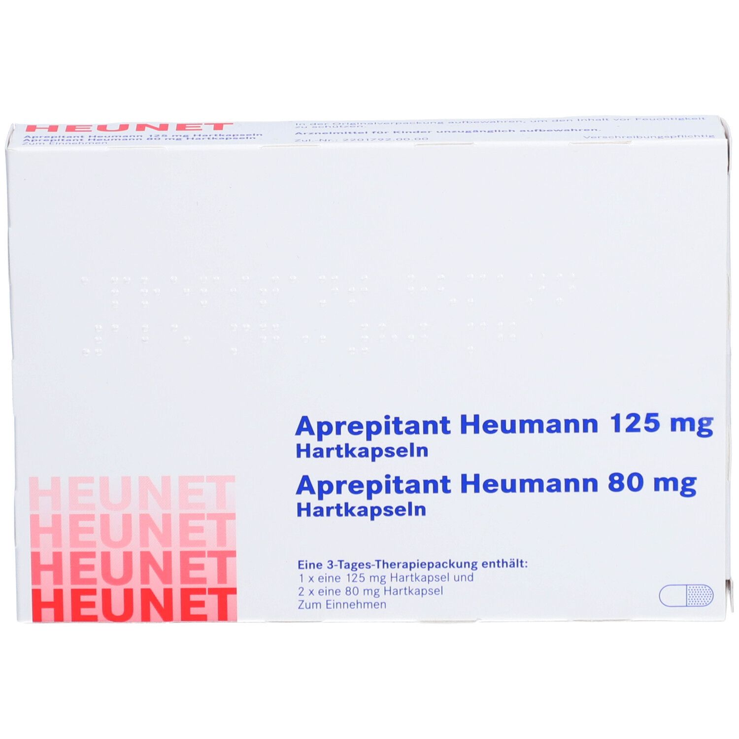APREPITANT Heumann 125 mg/80 mg Hartkapseln Heunet