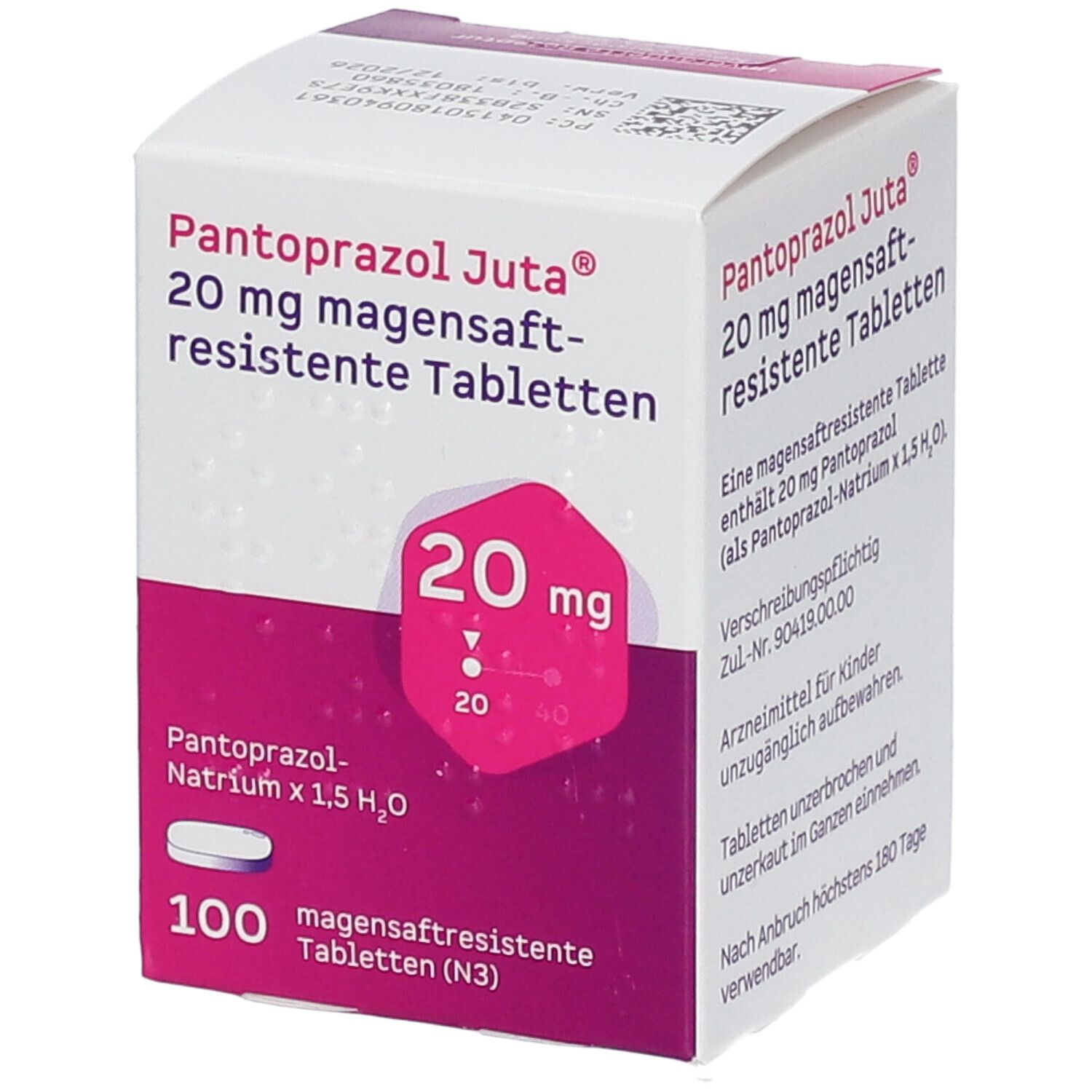 Pantoprazol Juta Mg Magensaftres Tabletten St Mit Dem E Rezept Kaufen Shop Apotheke