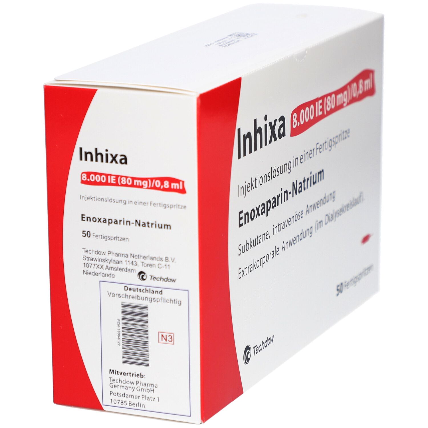 INHIXA 8.000 I.E. 80 mg/0,8 ml Inj.-Lsg.i.e.F.-Sp.