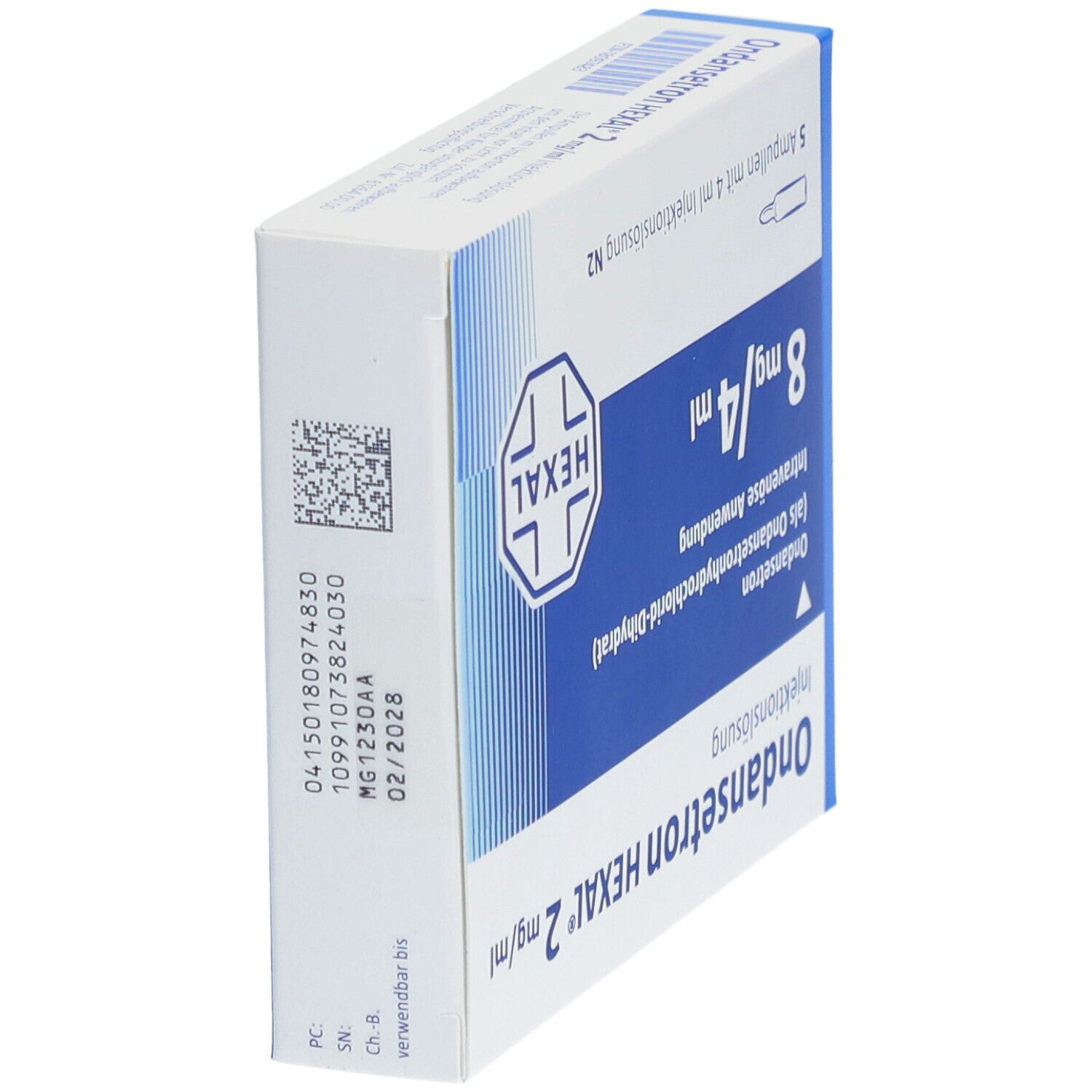 Ondansetron Hexal 2 mg/ml 8 mg Injekt.-Lsg.Amp. 10x4 ml Injektionslösung