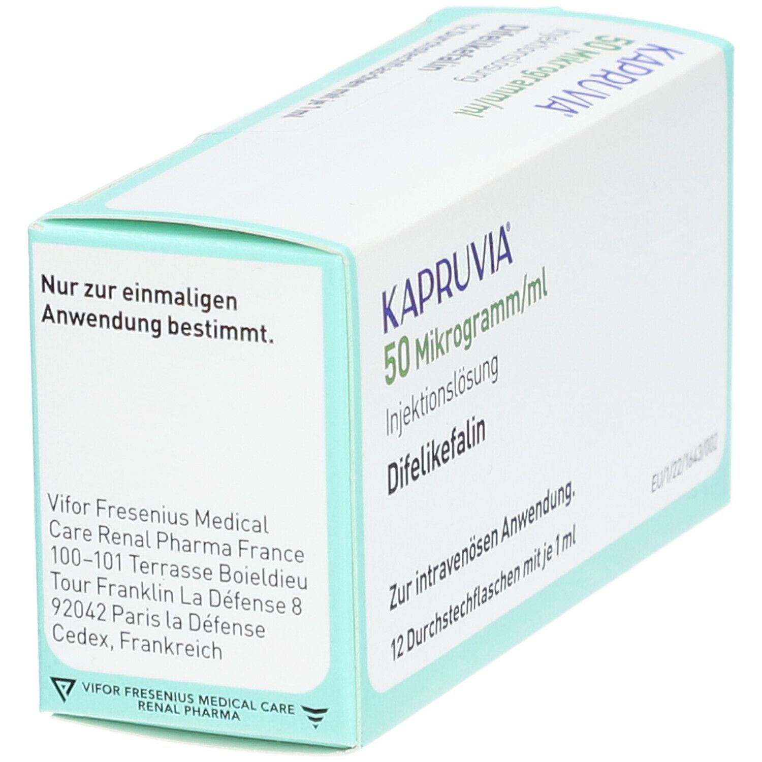 Kapruvia 50 Mikrogramm/ml Injektionslösung Dsfl. 12 St