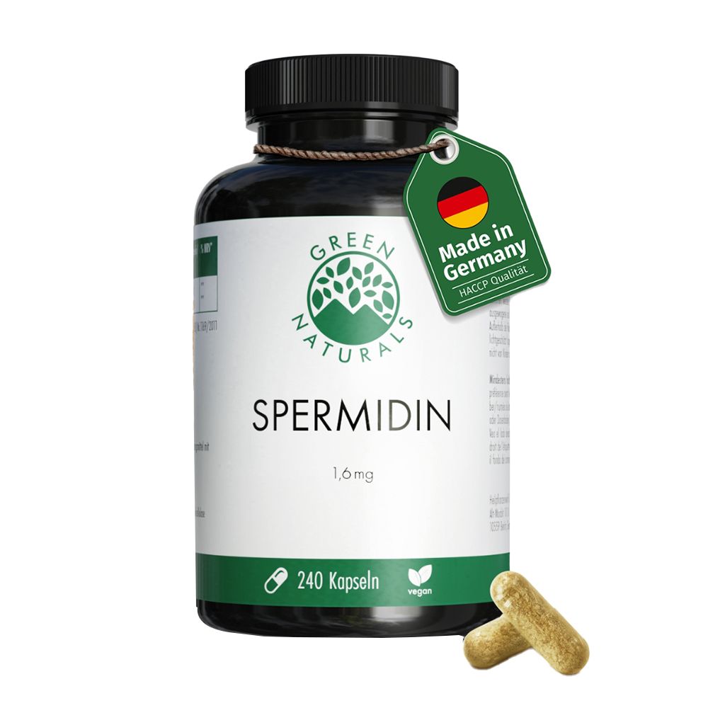 Green Naturals Spermidin 1,6 mg vegan