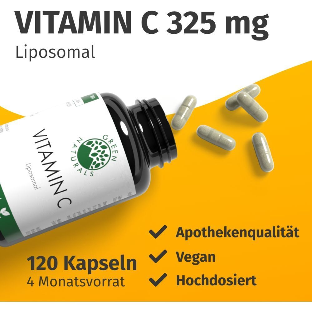 Green Naturals liposomales Vitamin C 325 mg Kaps. 120 St Kapseln