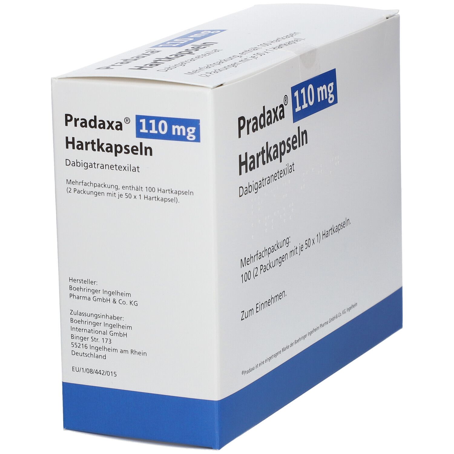 Pradaxa 110 mg Hartkapseln 100 St